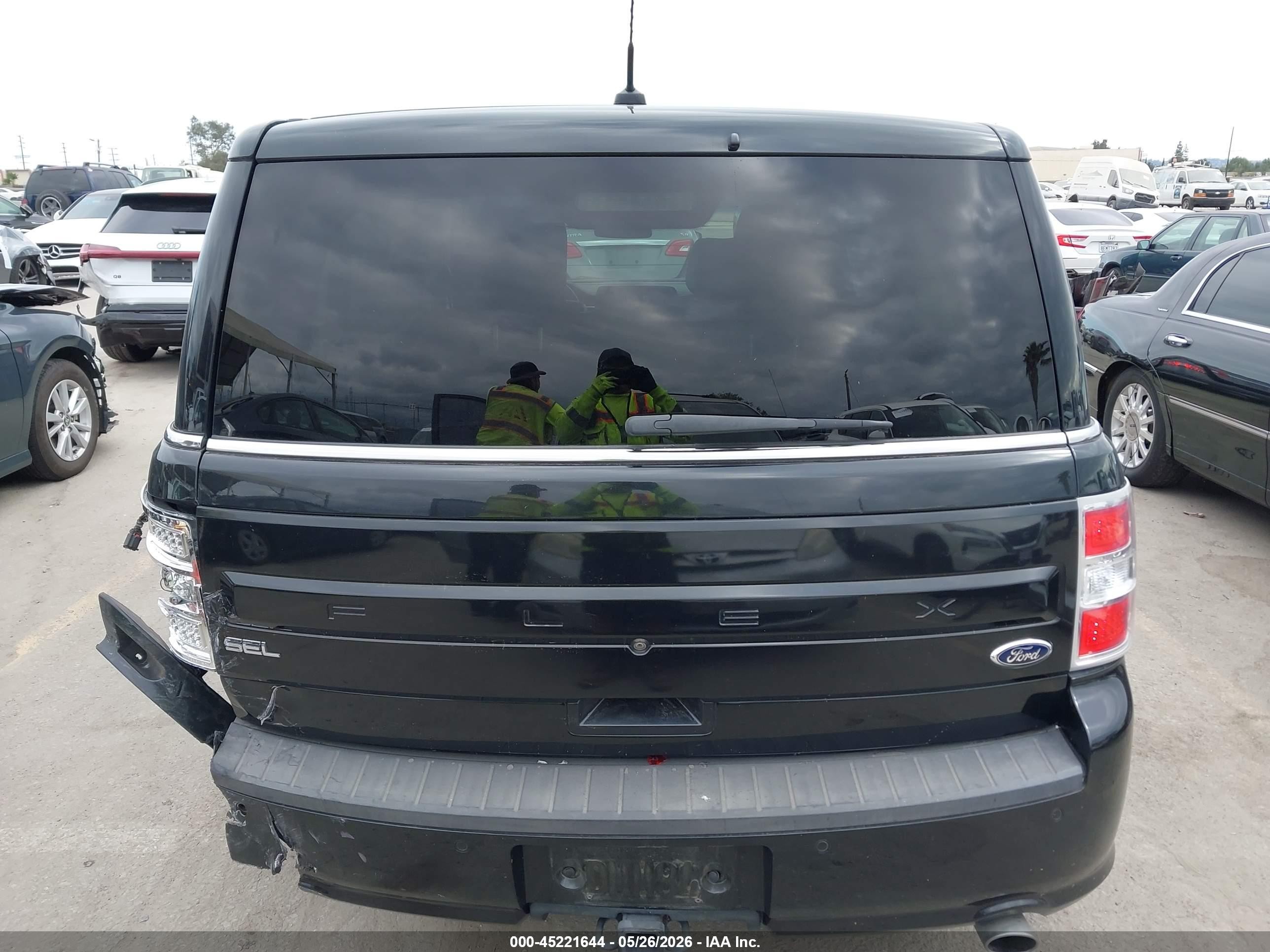2014 Ford Flex Sel Black vin: 2FMGK5C80EBD45358