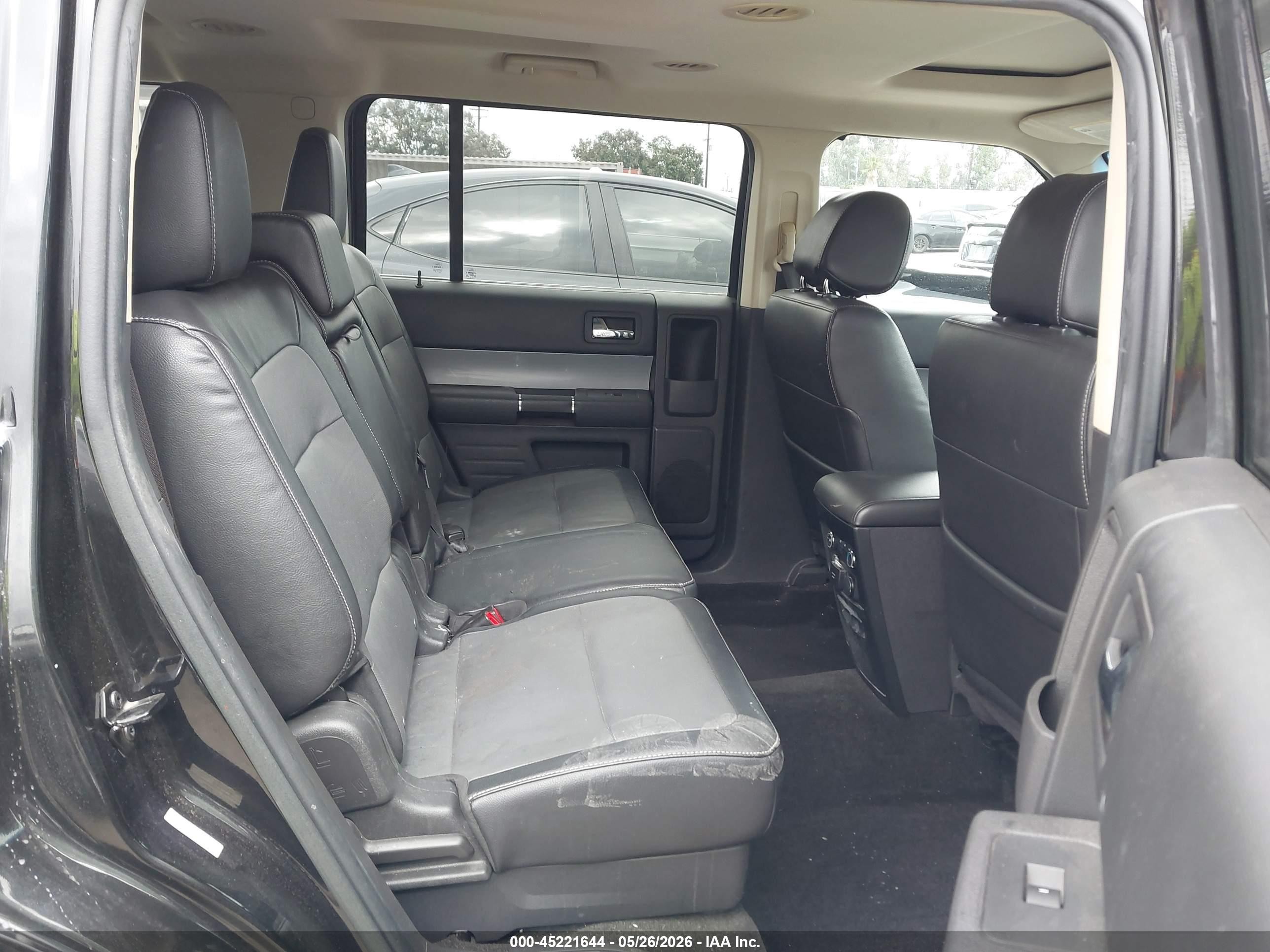 2014 Ford Flex Sel Black vin: 2FMGK5C80EBD45358
