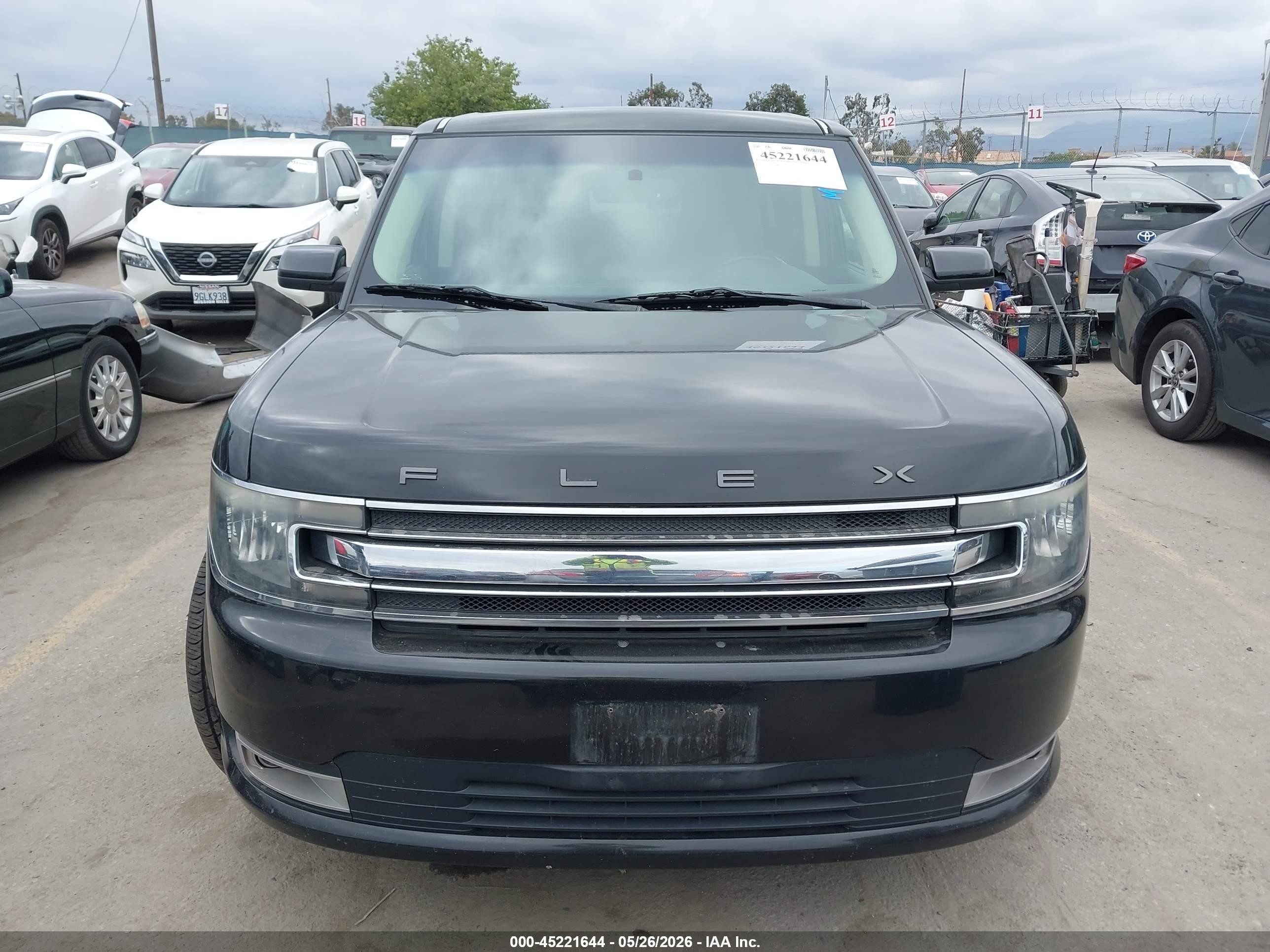 2014 Ford Flex Sel Black vin: 2FMGK5C80EBD45358