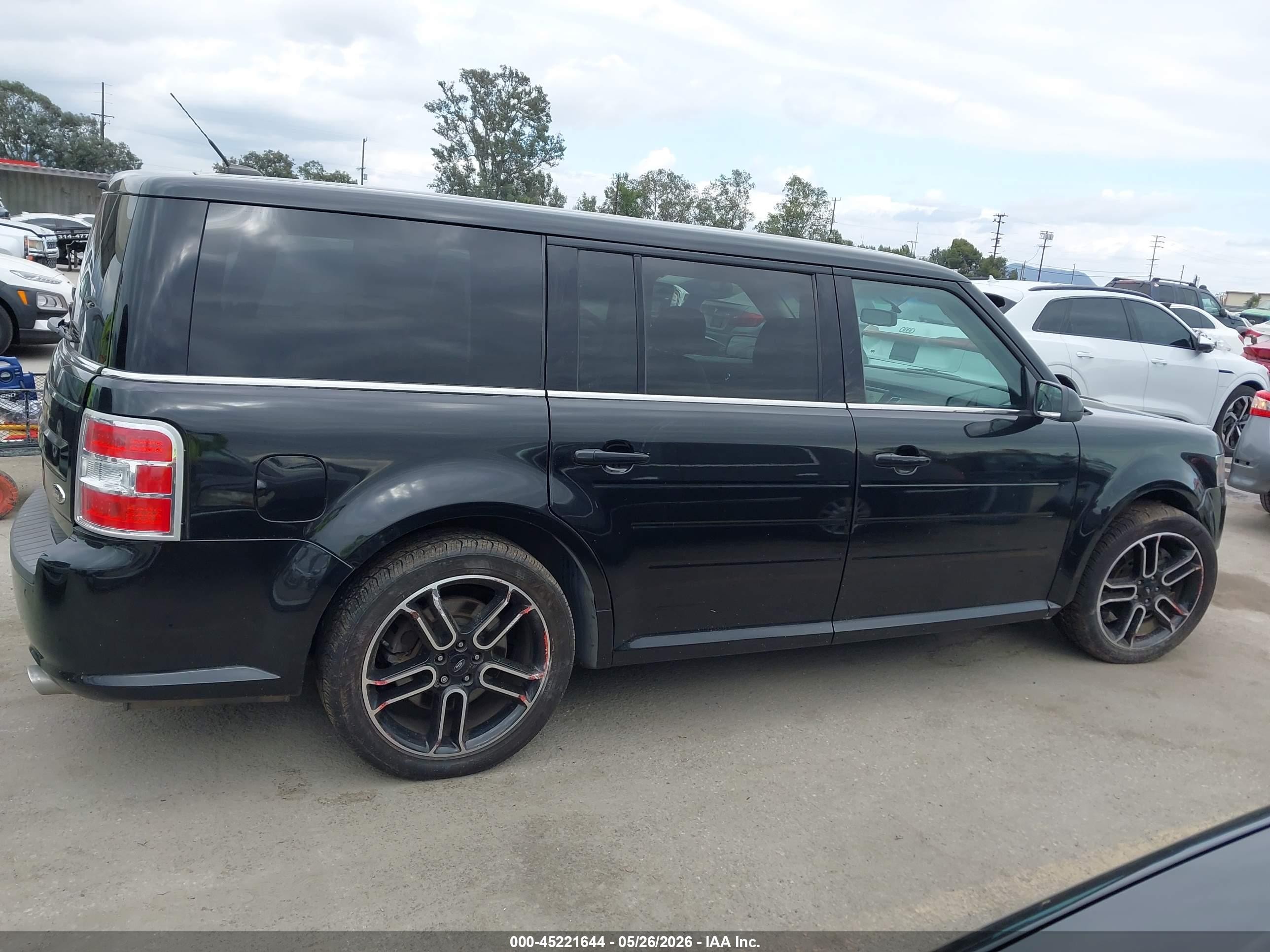 2014 Ford Flex Sel Black vin: 2FMGK5C80EBD45358