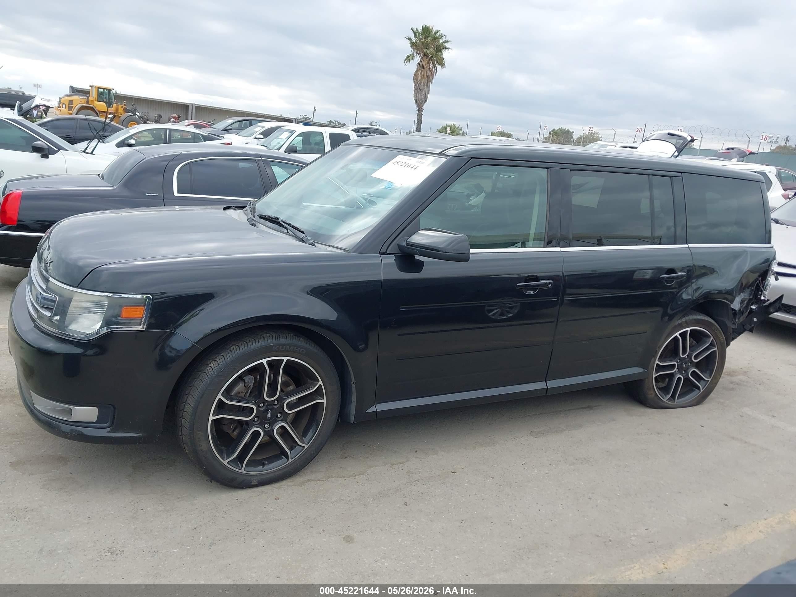 2014 Ford Flex Sel Black vin: 2FMGK5C80EBD45358