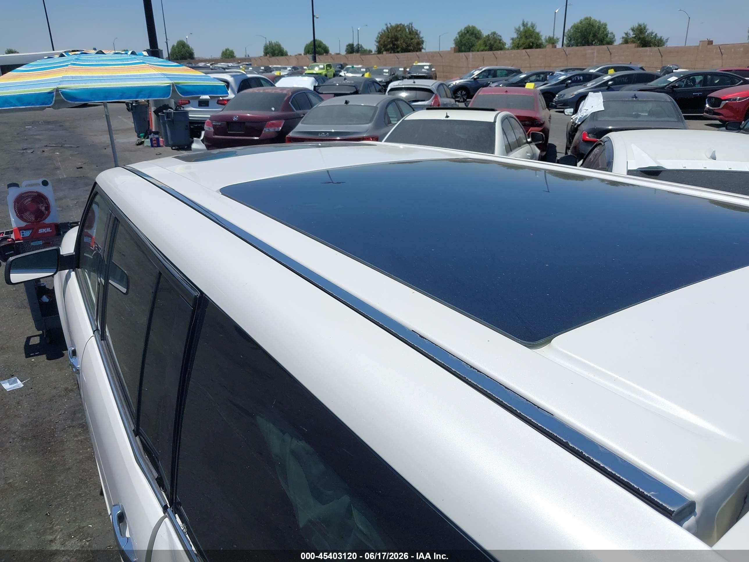2015 Ford Flex Sel White vin: 2FMGK5C80FBA05077