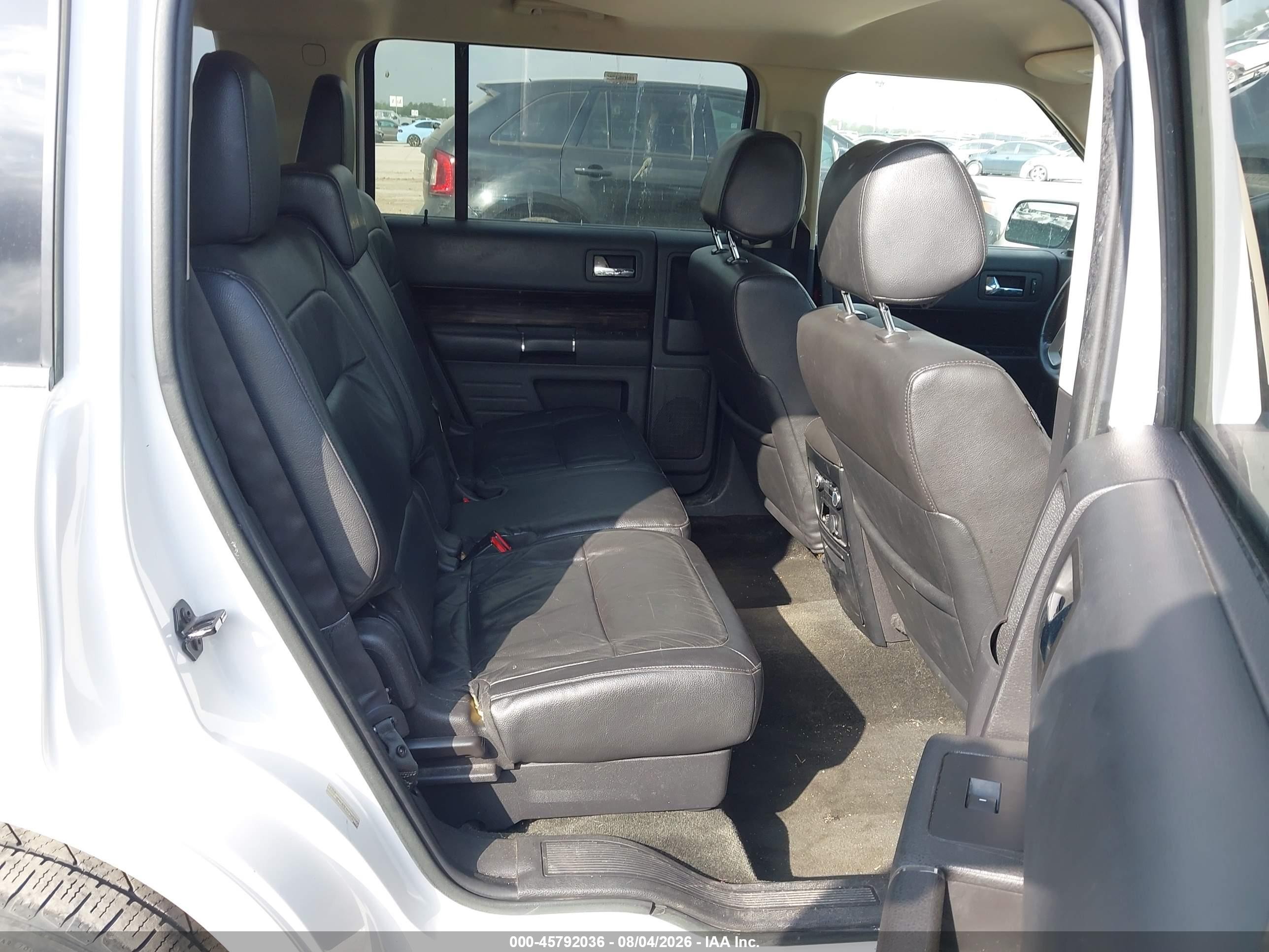 2015 Ford Flex Sel White vin: 2FMGK5C80FBA17908