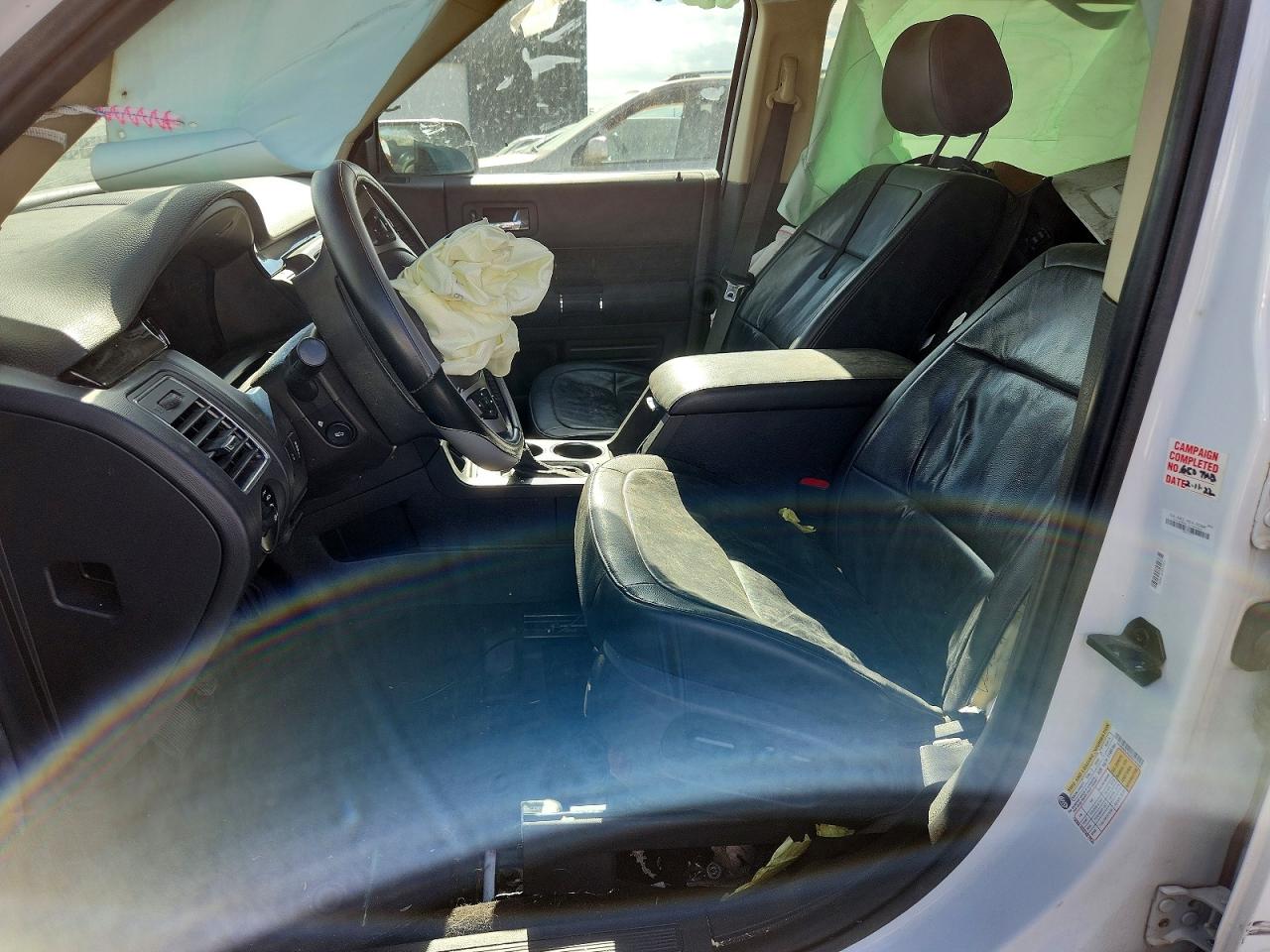 2019 Ford Flex Sel White vin: 2FMGK5C80KBA16798