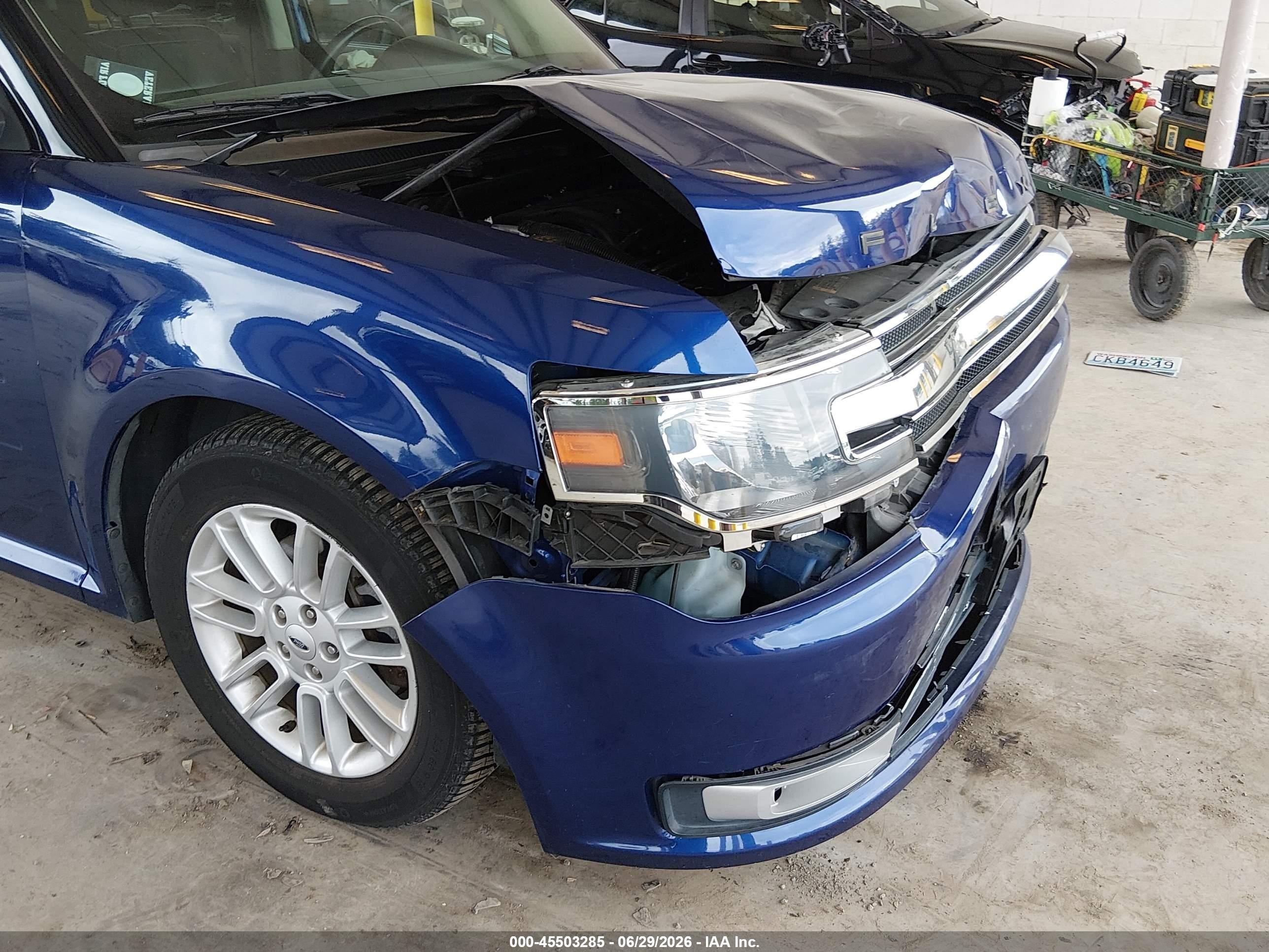 2013 Ford Flex Sel Blue vin: 2FMGK5C81DBD03134