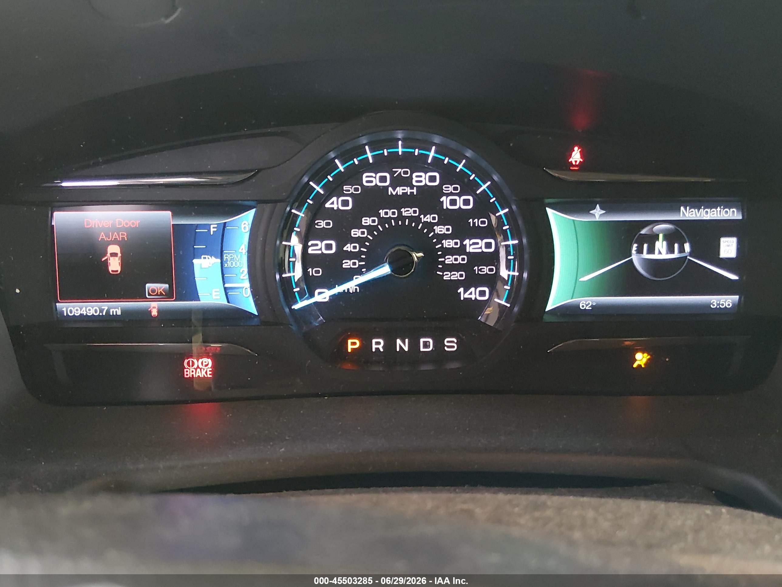 2013 Ford Flex Sel Blue vin: 2FMGK5C81DBD03134
