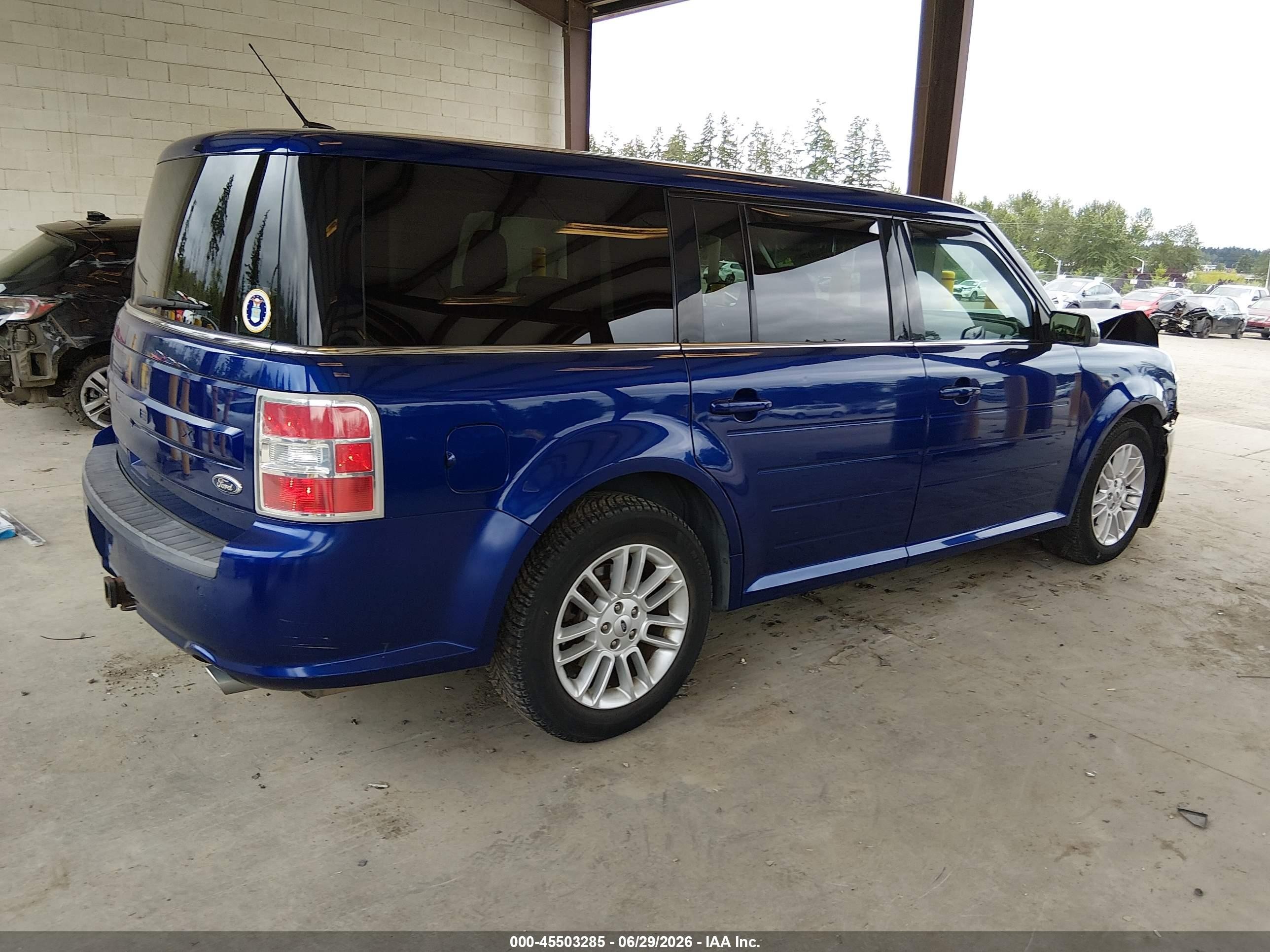 2013 Ford Flex Sel Blue vin: 2FMGK5C81DBD03134