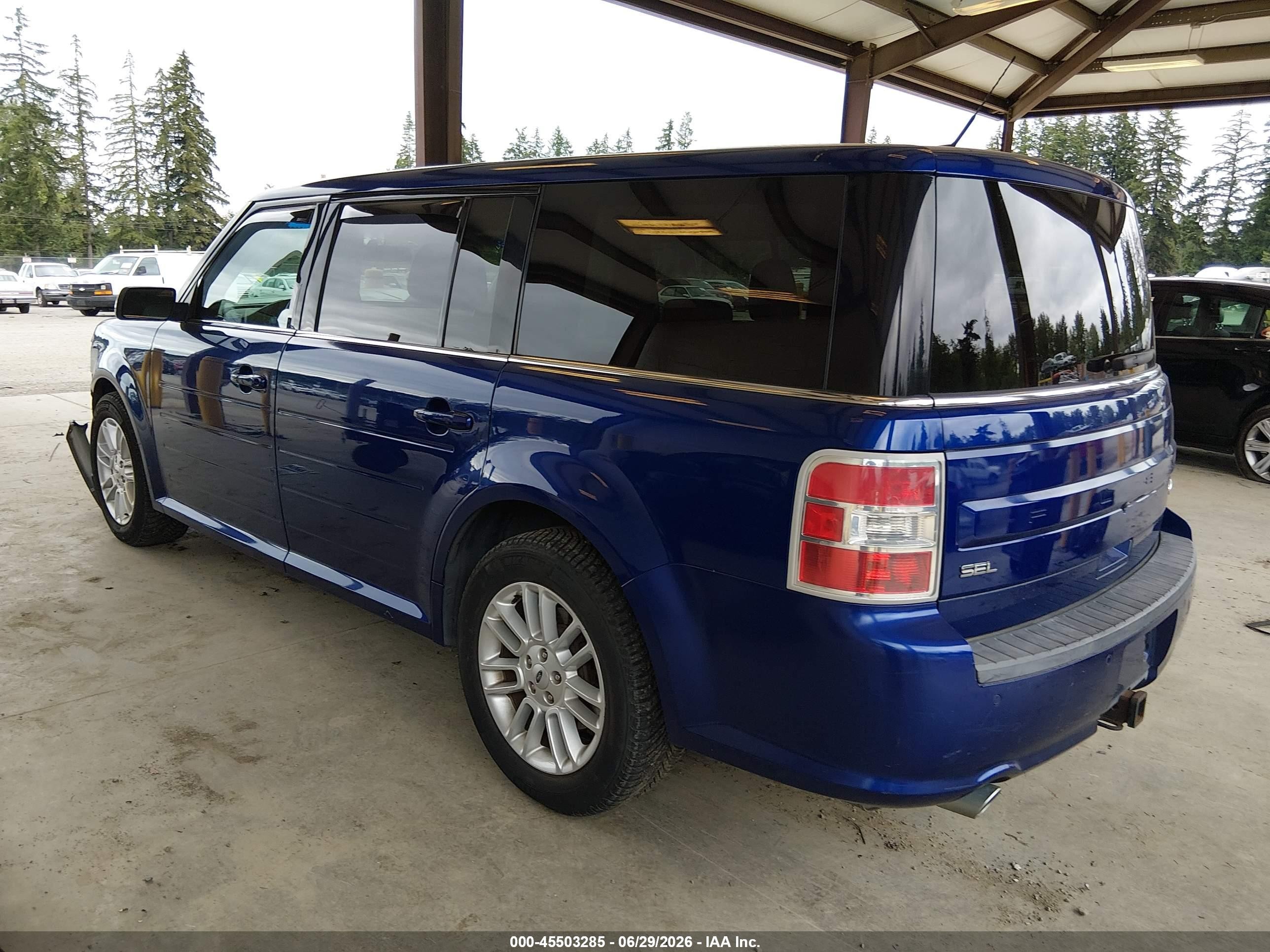 2013 Ford Flex Sel Blue vin: 2FMGK5C81DBD03134