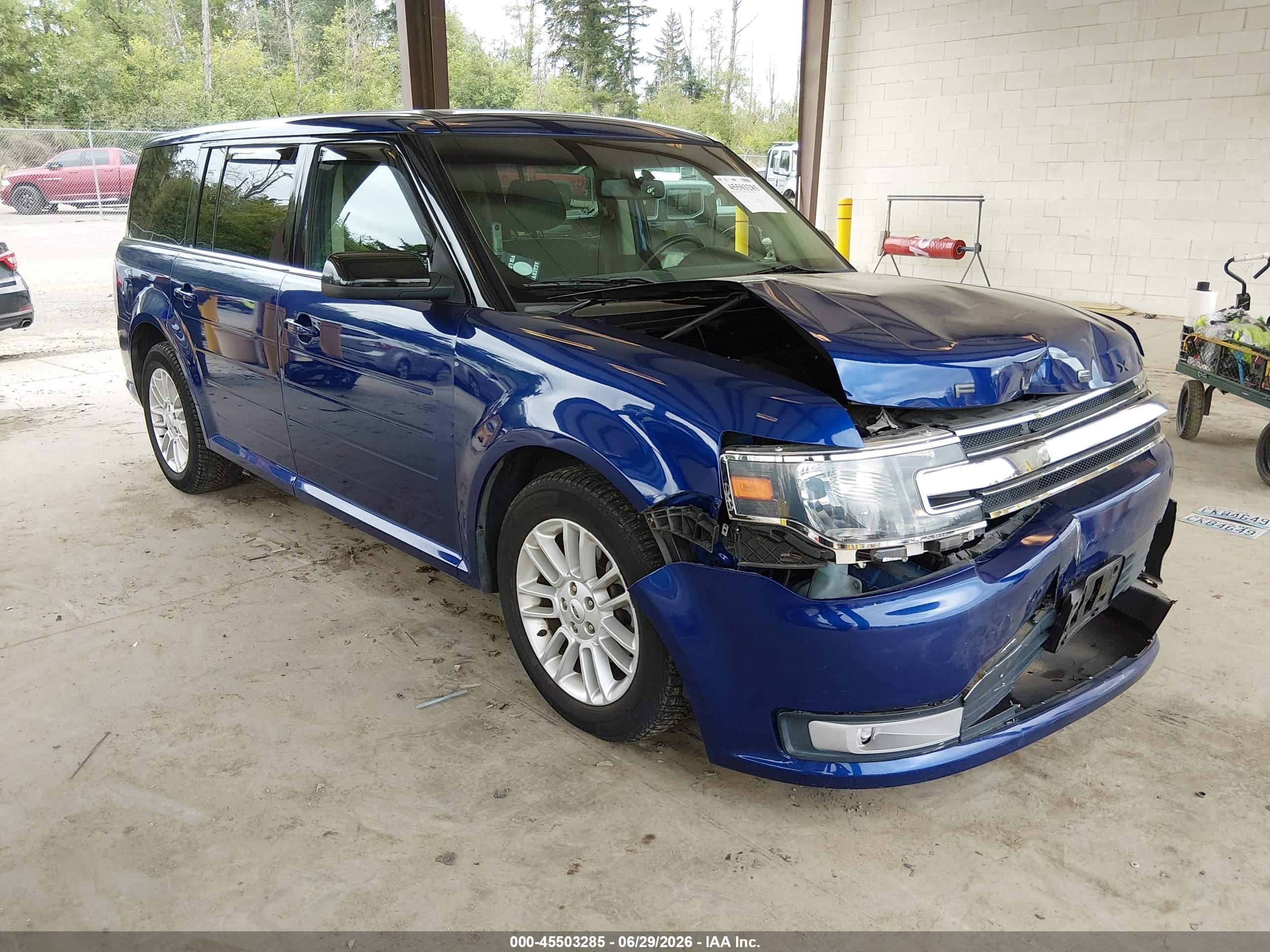 2013 Ford Flex Sel Blue vin: 2FMGK5C81DBD03134