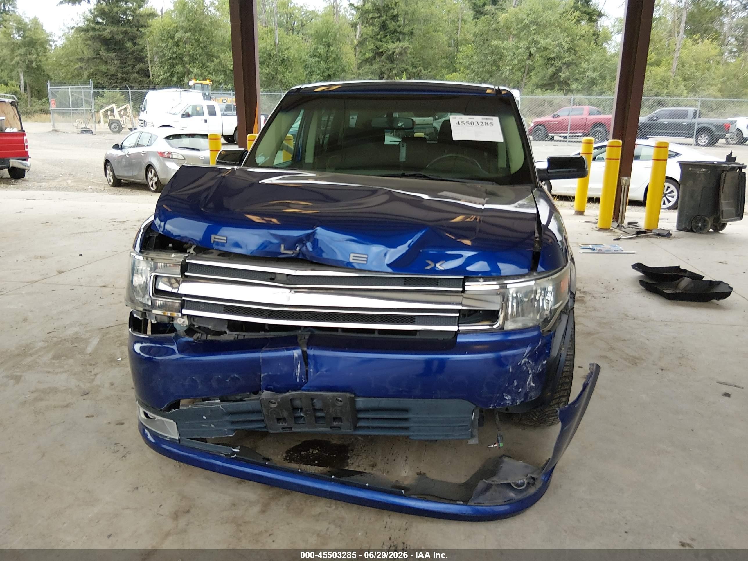 2013 Ford Flex Sel Blue vin: 2FMGK5C81DBD03134