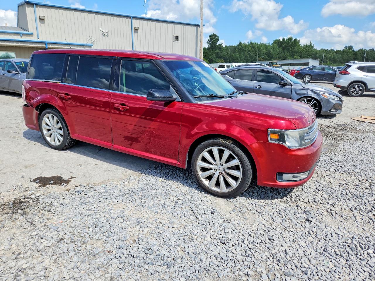 2013 Ford Flex Sel Red vin: 2FMGK5C81DBD16157