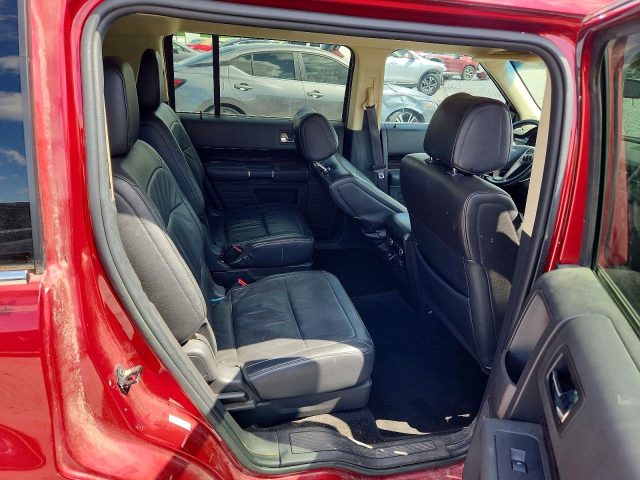 2013 Ford Flex Sel Red vin: 2FMGK5C81DBD16157