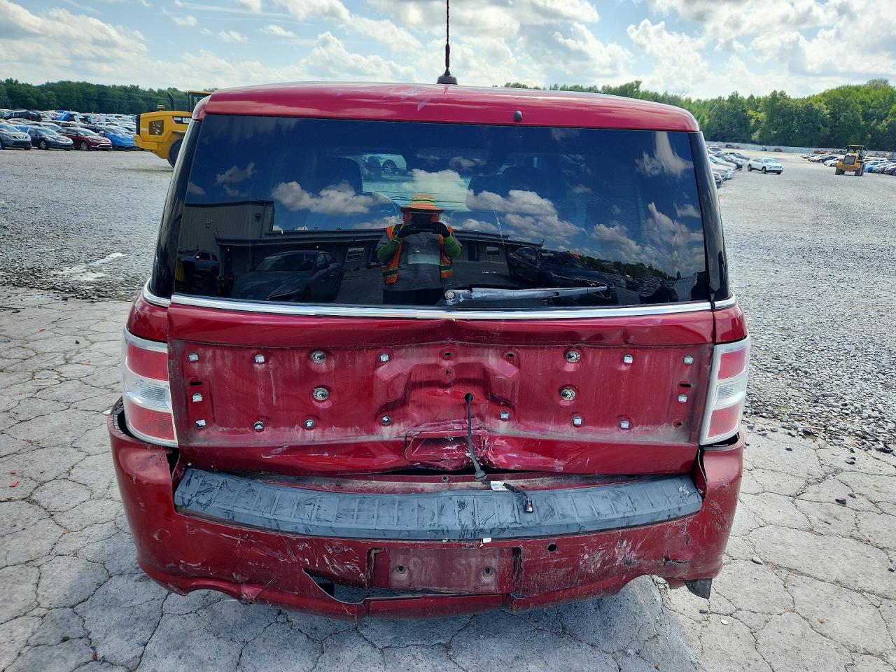 2013 Ford Flex Sel Red vin: 2FMGK5C81DBD16157