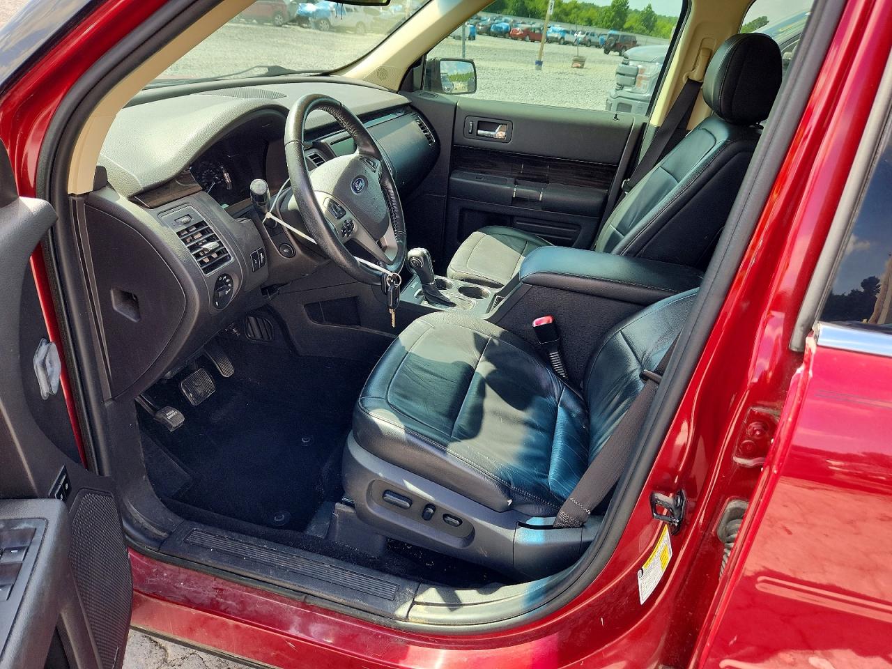 2013 Ford Flex Sel Red vin: 2FMGK5C81DBD16157