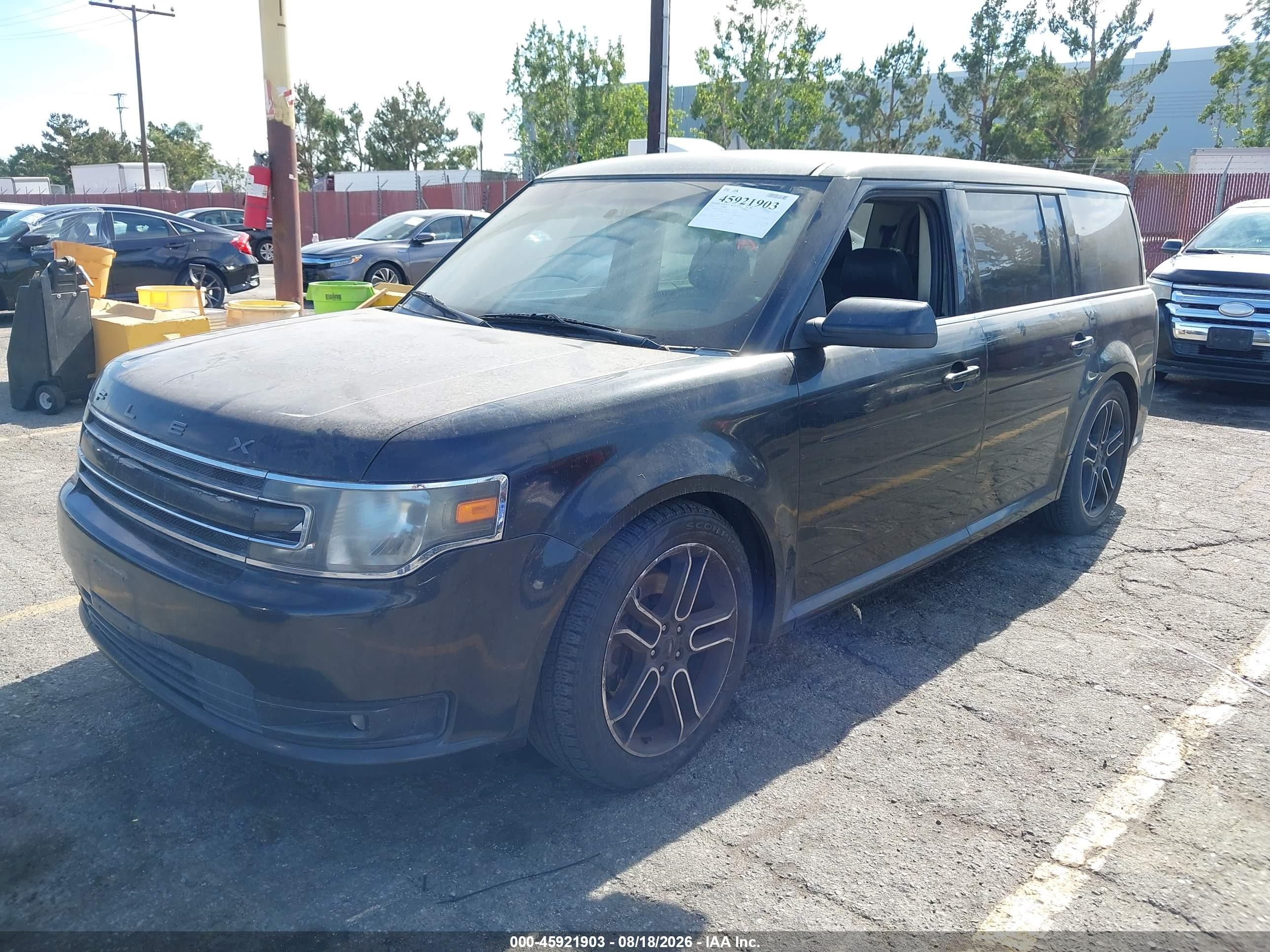 2013 Ford Flex Sel Black vin: 2FMGK5C81DBD16191