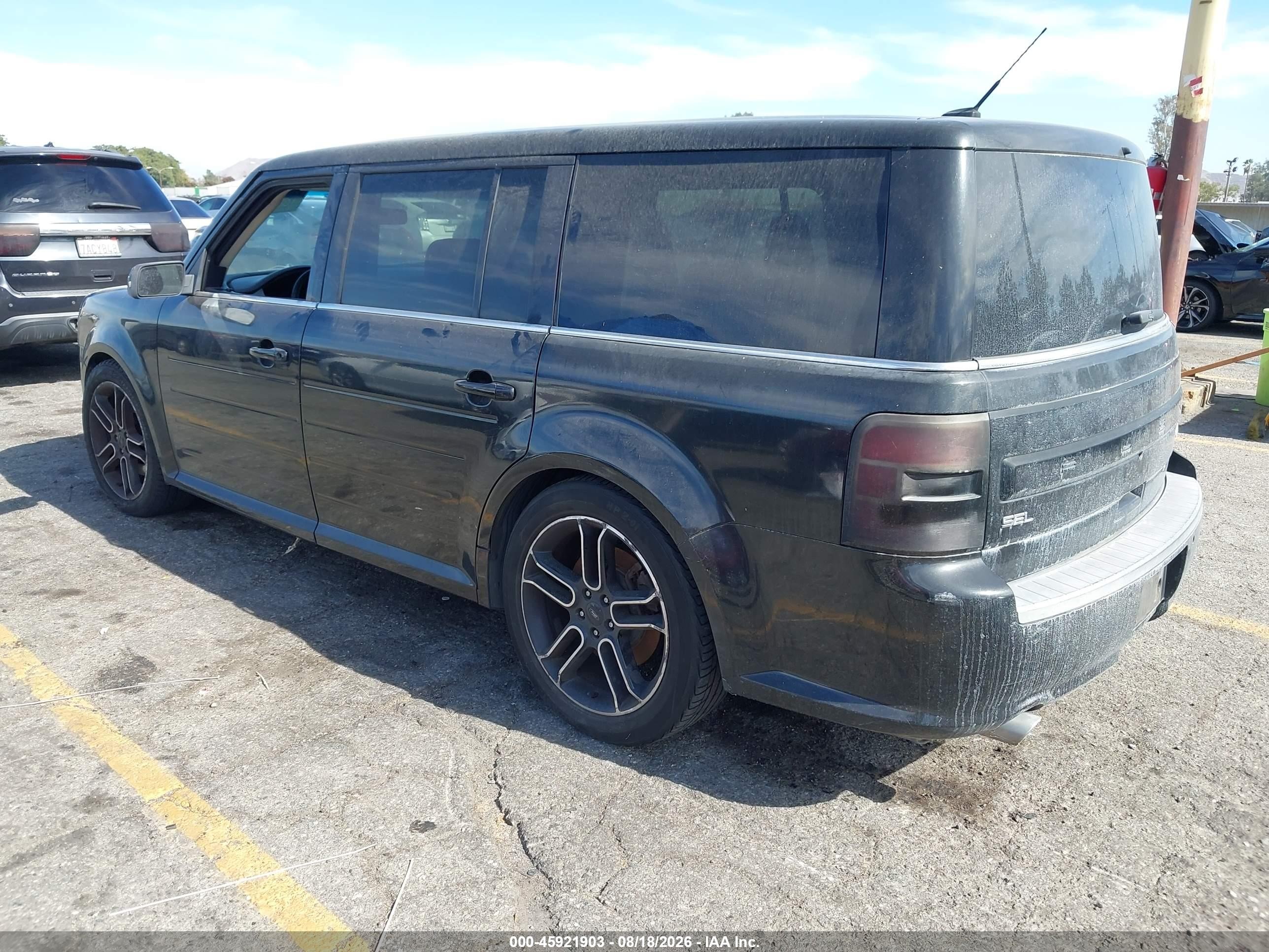 2013 Ford Flex Sel Black vin: 2FMGK5C81DBD16191