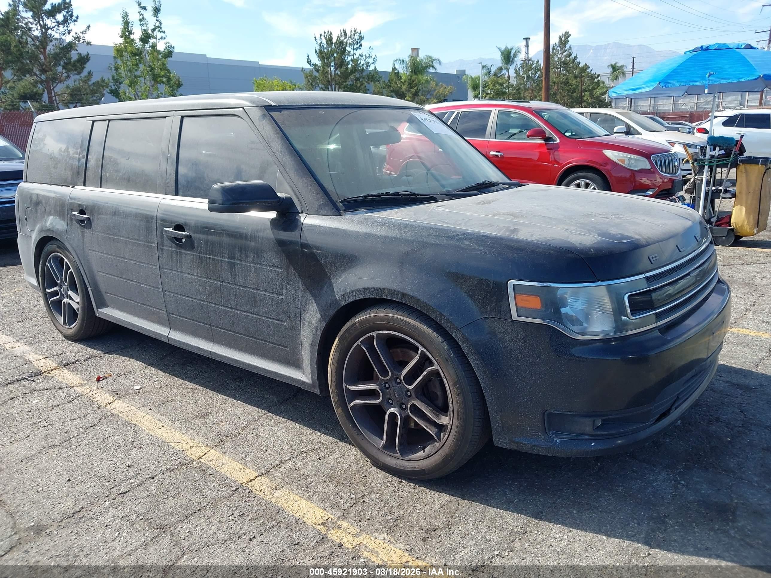 2013 Ford Flex Sel Black vin: 2FMGK5C81DBD16191