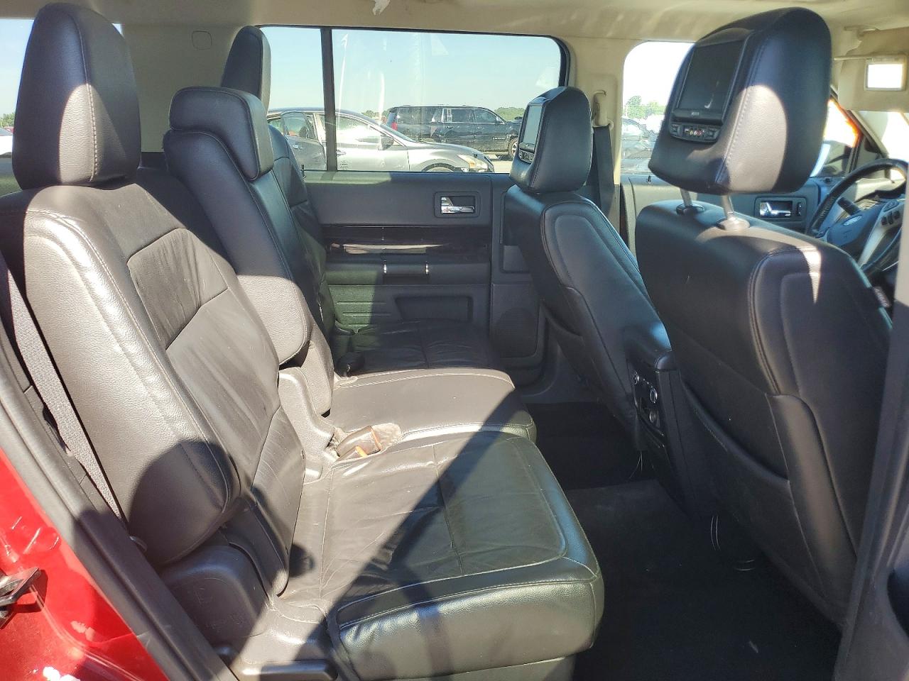 2013 Ford Flex Sel Red vin: 2FMGK5C81DBD23271
