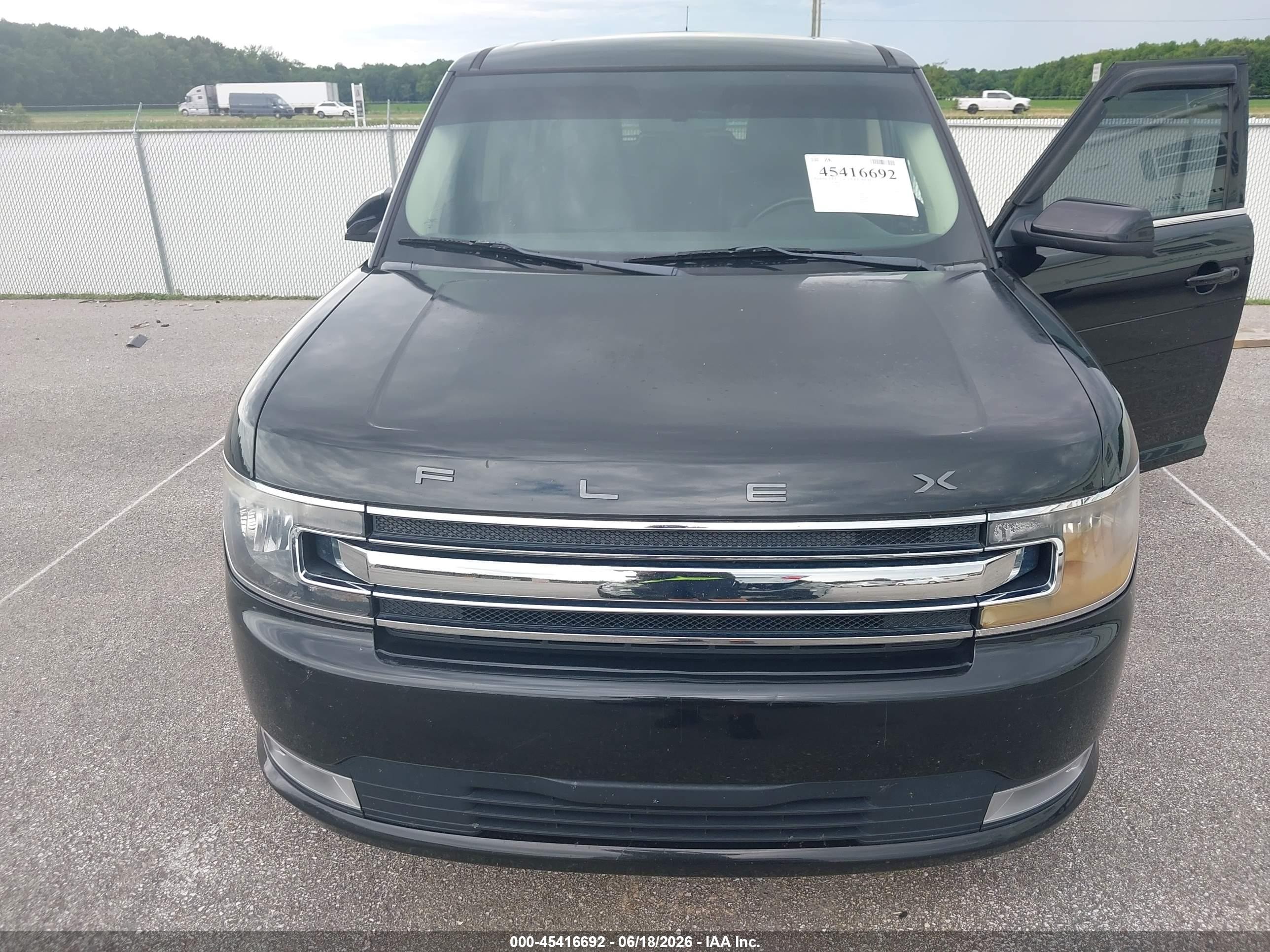 2013 Ford Flex Sel Black vin: 2FMGK5C81DBD29538