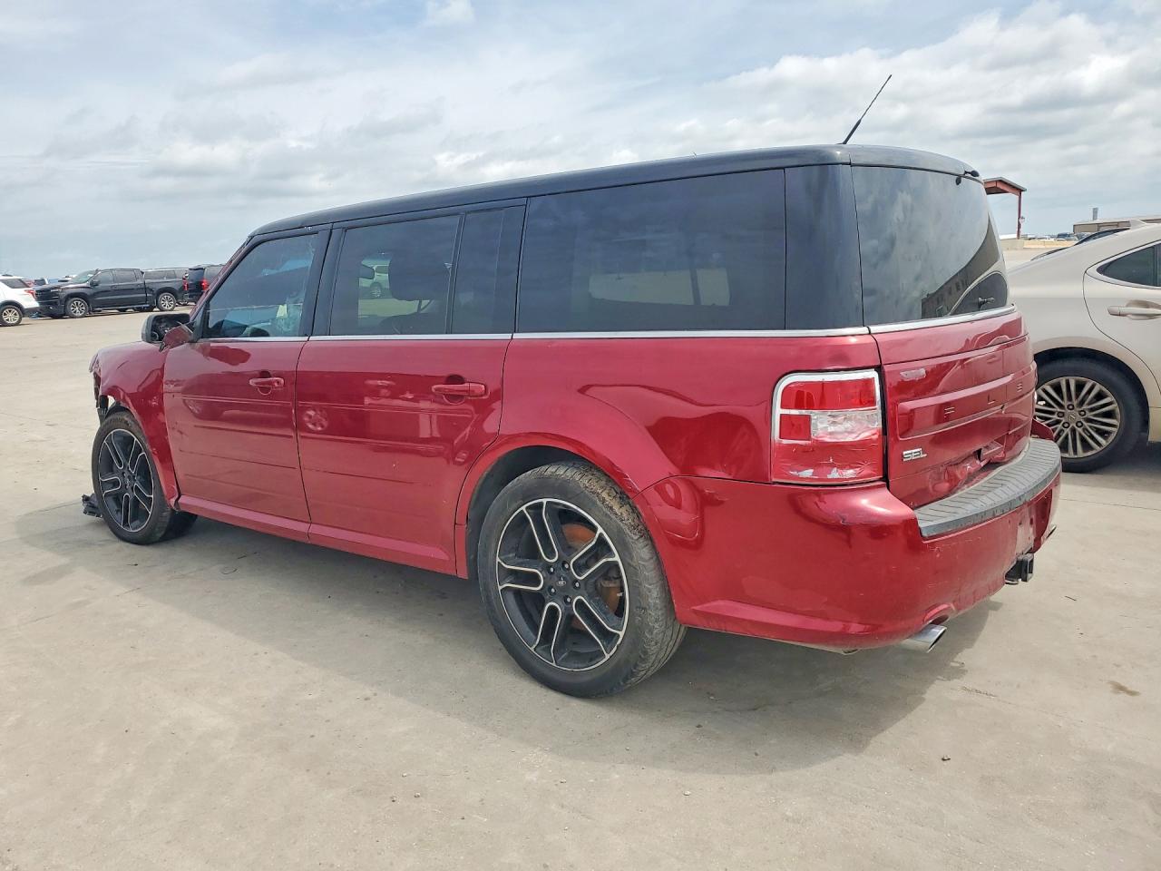 2014 Ford Flex Sel Красный vin: 2FMGK5C81EBD08352