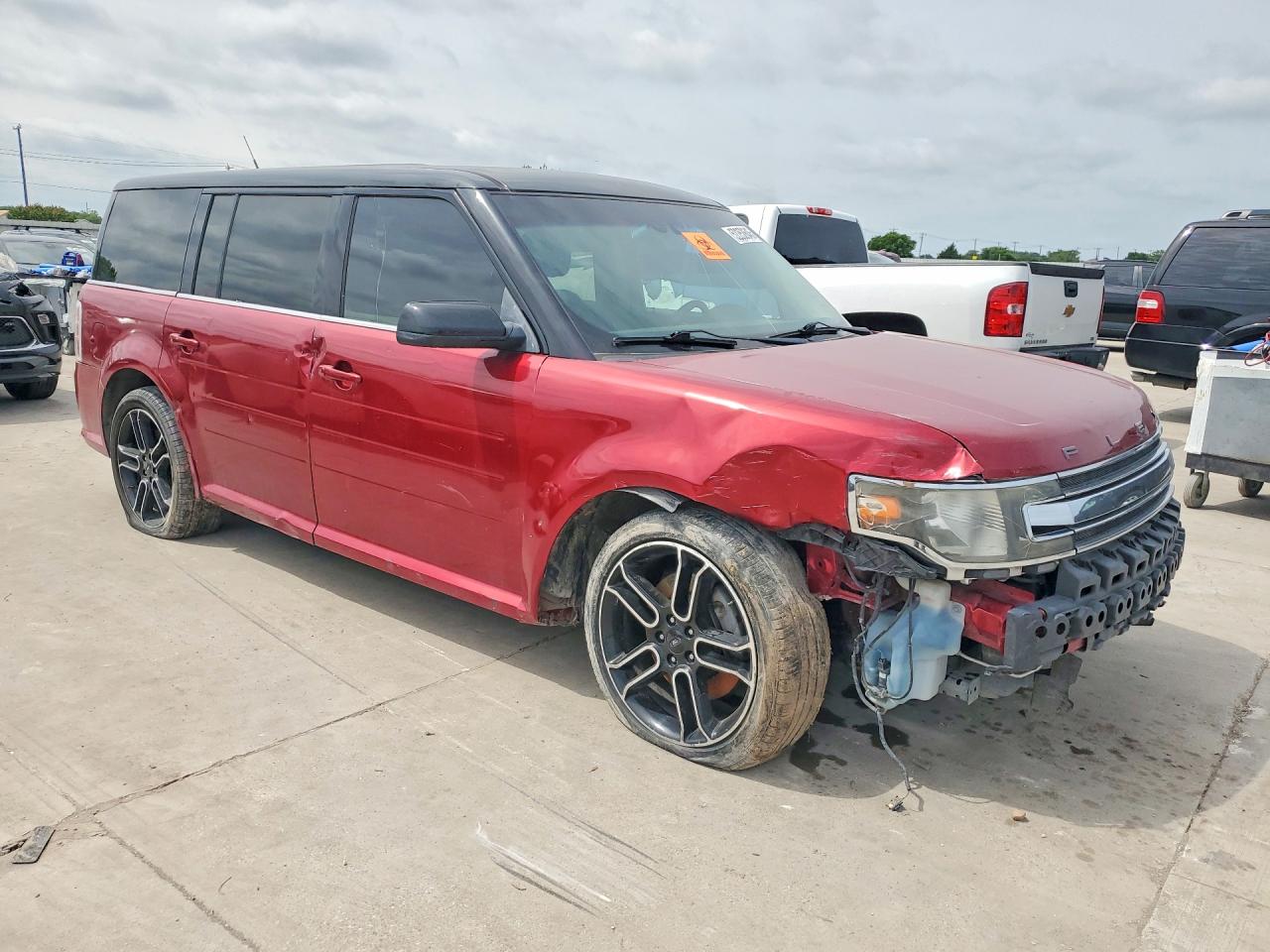 2014 Ford Flex Sel Красный vin: 2FMGK5C81EBD08352