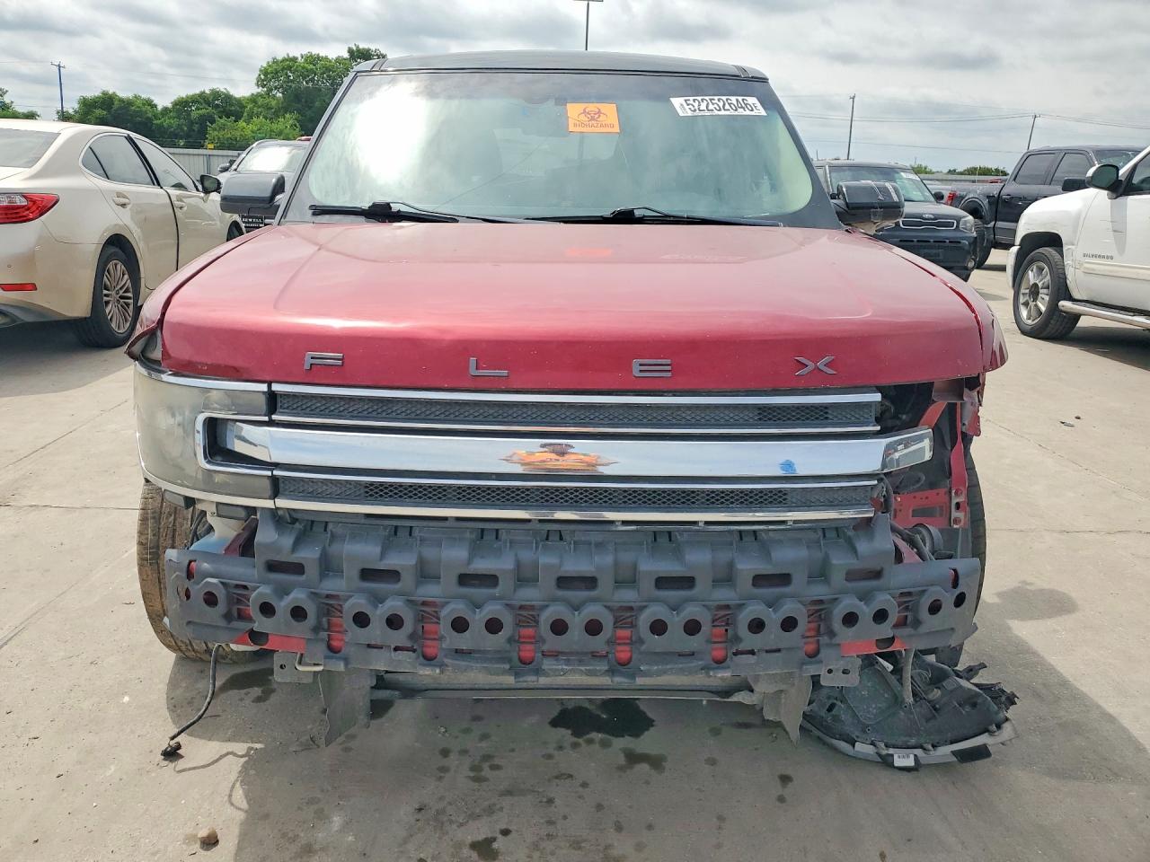 2014 Ford Flex Sel Красный vin: 2FMGK5C81EBD08352