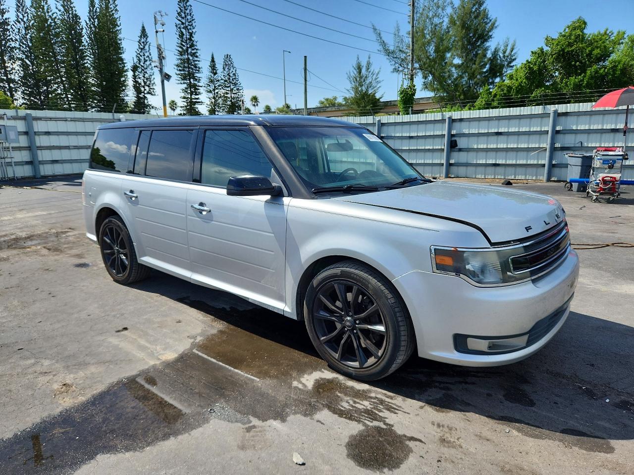 2016 Ford Flex Sel Silver vin: 2FMGK5C81GBA17658