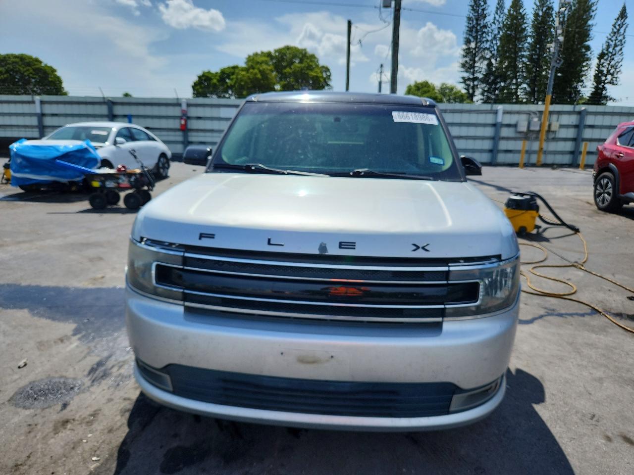 2016 Ford Flex Sel Silver vin: 2FMGK5C81GBA17658