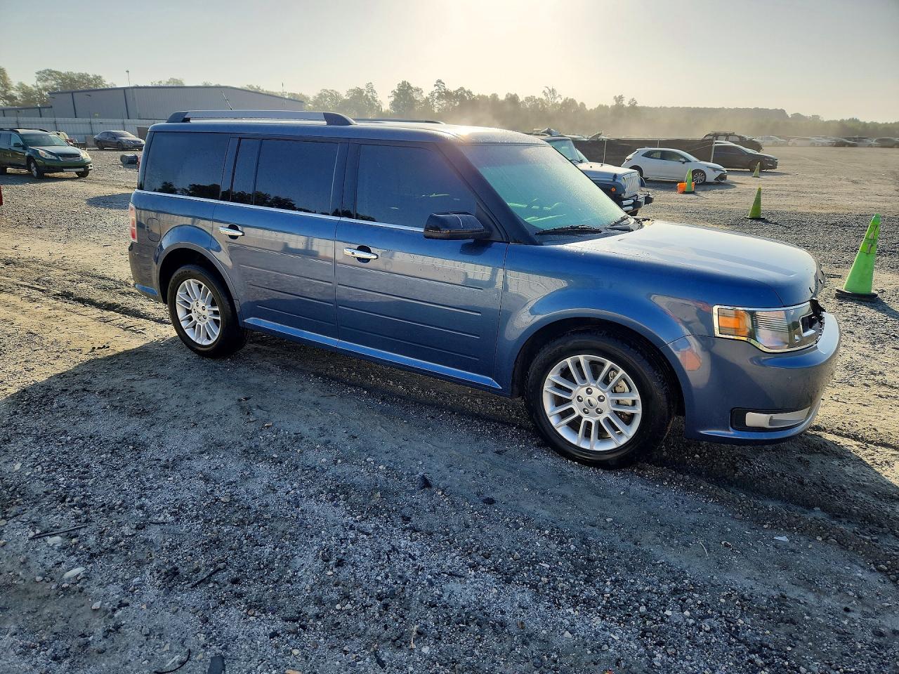 2018 Ford Flex Sel Blue vin: 2FMGK5C81JBA08059