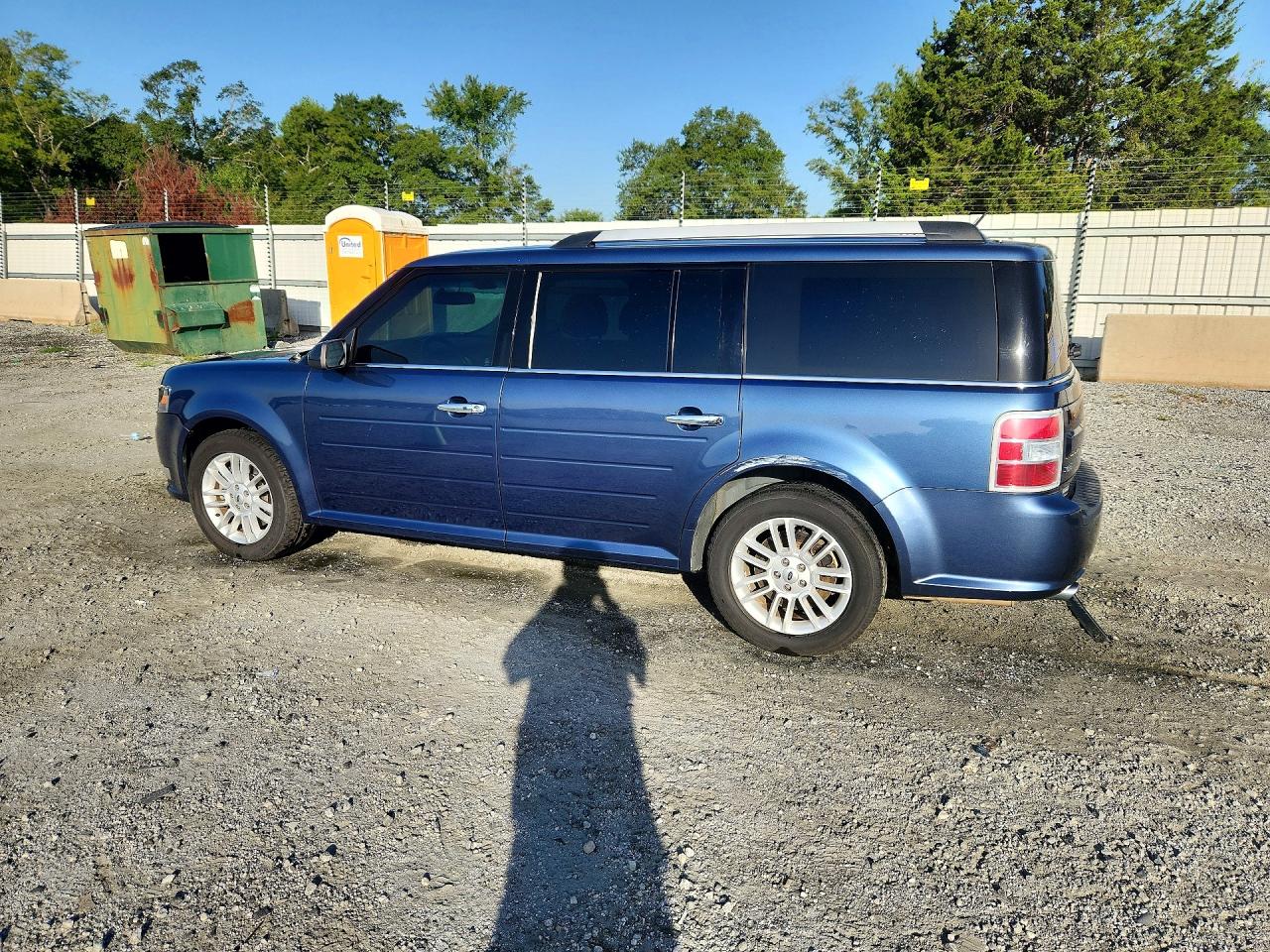 2018 Ford Flex Sel Blue vin: 2FMGK5C81JBA08059