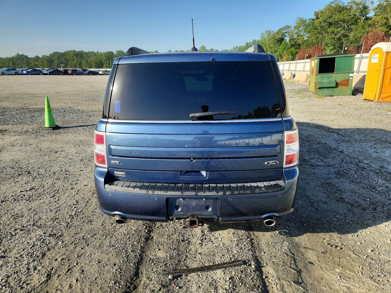 2018 Ford Flex Sel Blue vin: 2FMGK5C81JBA08059