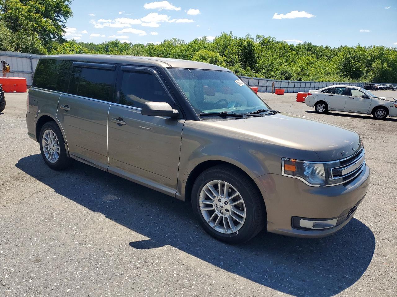 2013 Ford Flex Sel Желто-коричневый vin: 2FMGK5C82DBD12909