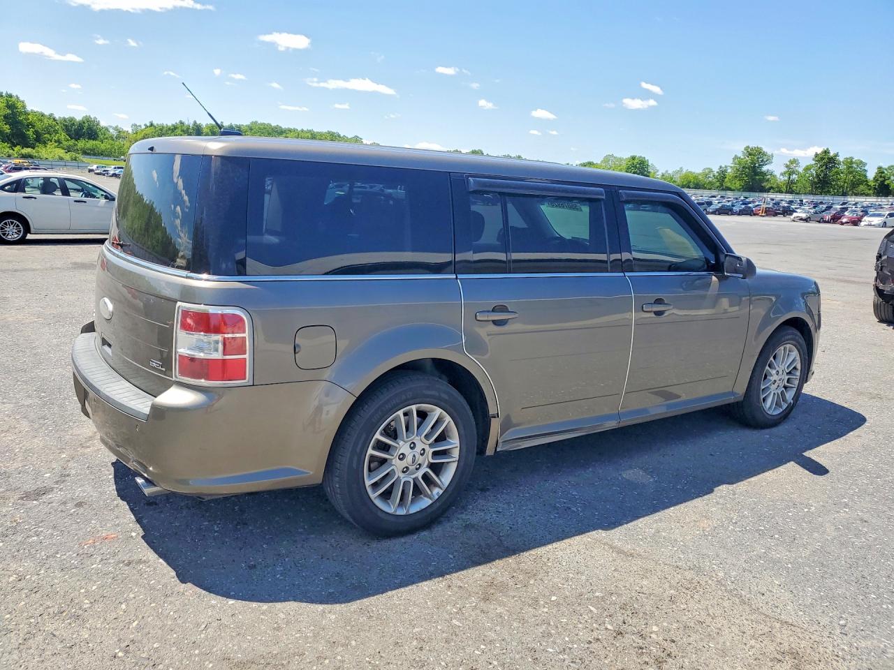 2013 Ford Flex Sel Желто-коричневый vin: 2FMGK5C82DBD12909