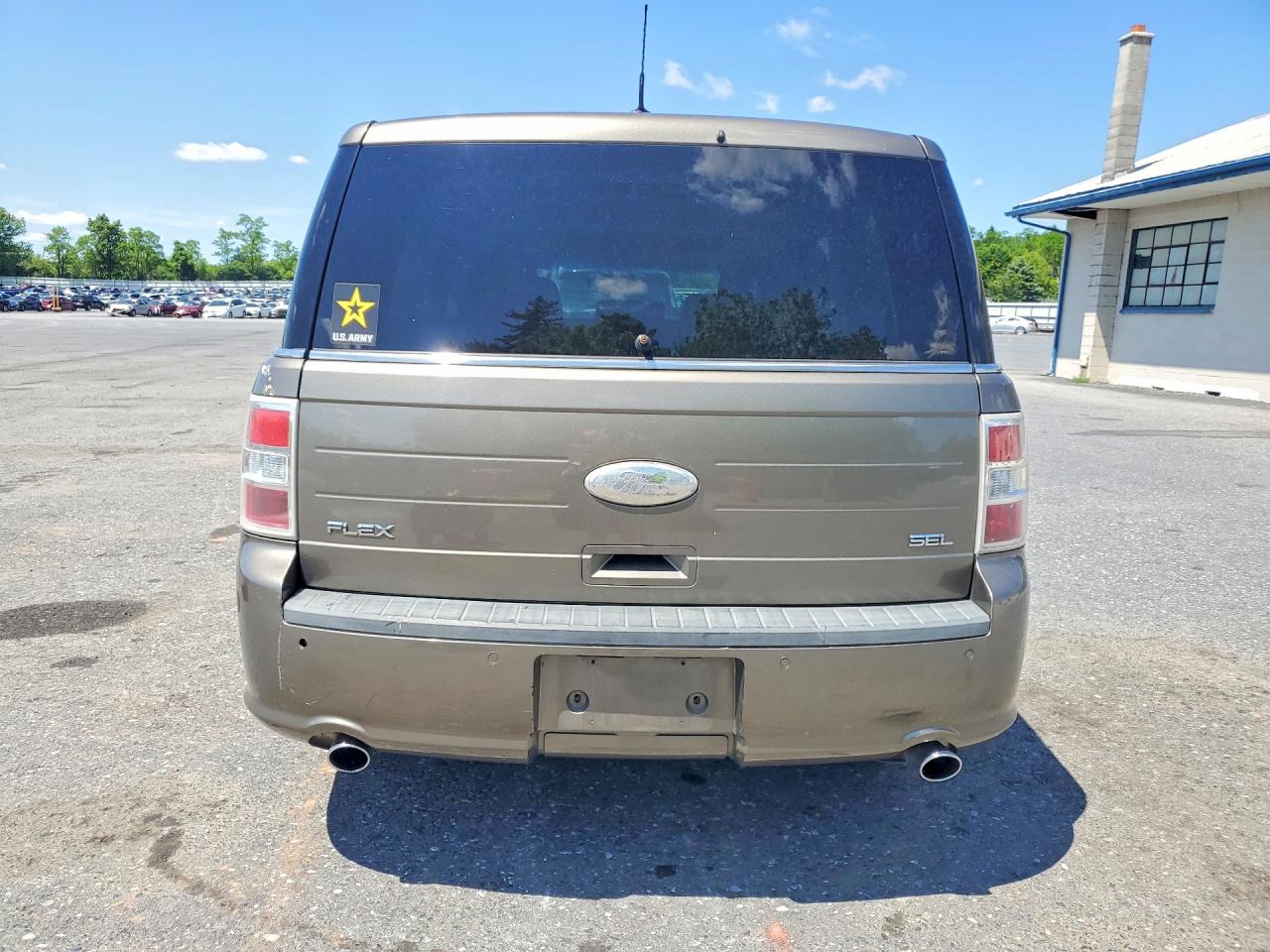 2013 Ford Flex Sel Желто-коричневый vin: 2FMGK5C82DBD12909