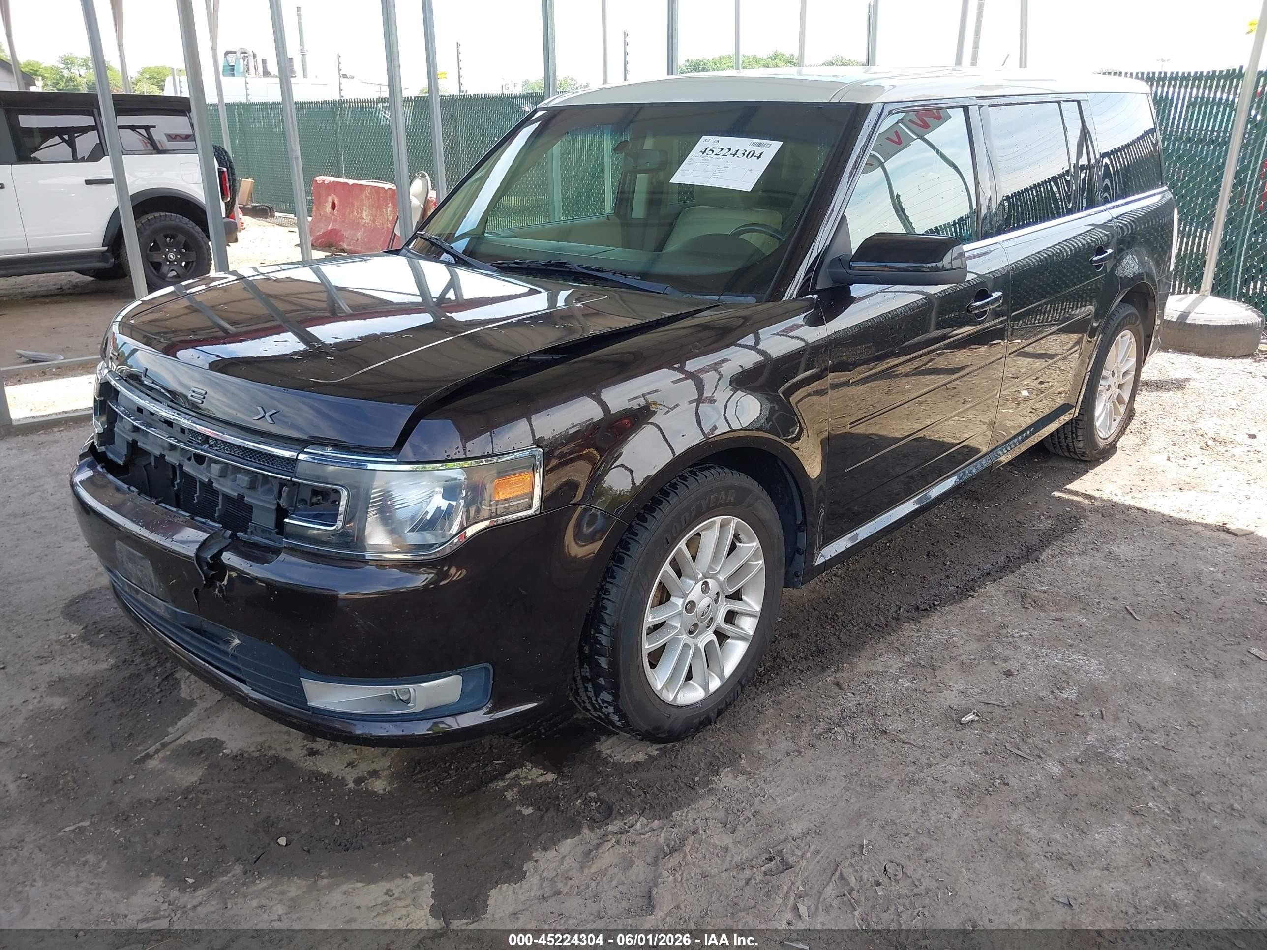 2013 Ford Flex Sel Black vin: 2FMGK5C82DBD19472