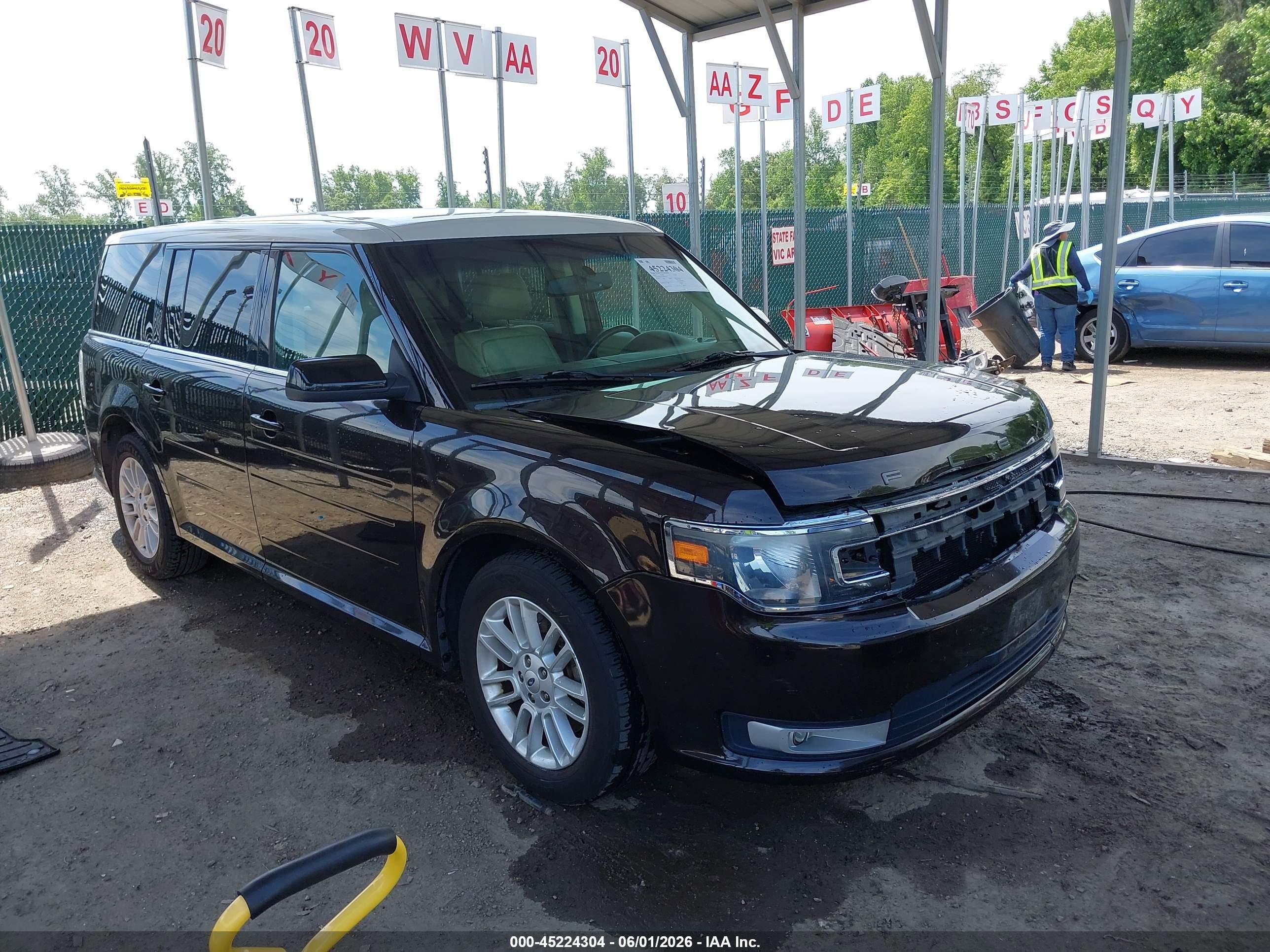2013 Ford Flex Sel Black vin: 2FMGK5C82DBD19472
