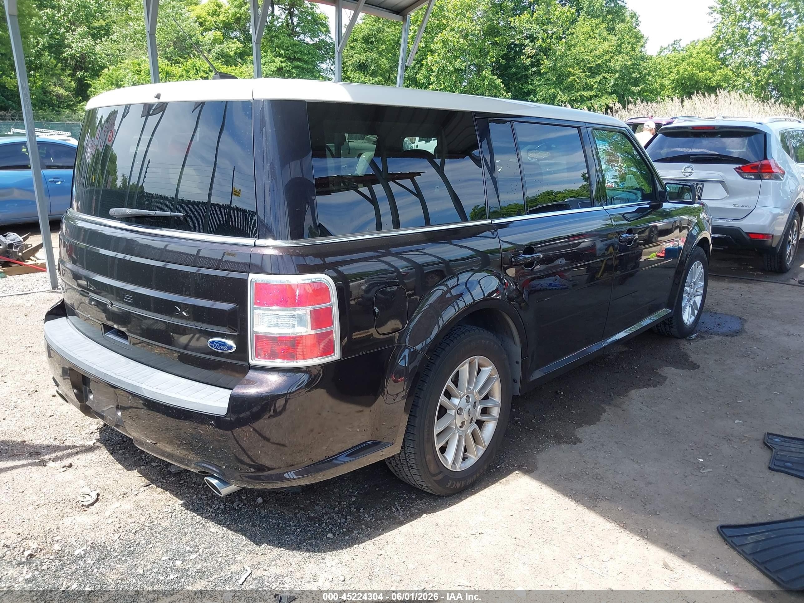 2013 Ford Flex Sel Black vin: 2FMGK5C82DBD19472