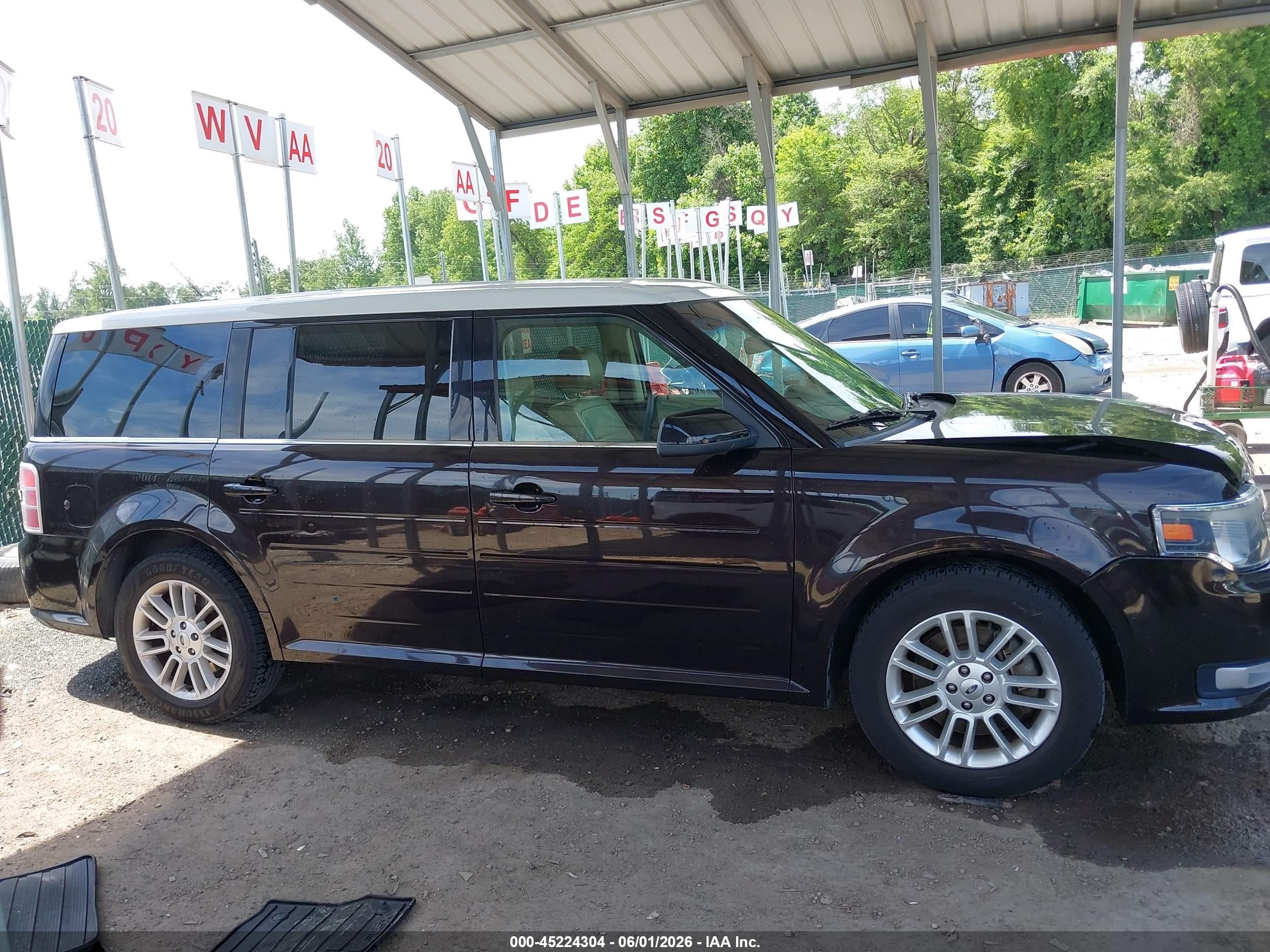 2013 Ford Flex Sel Black vin: 2FMGK5C82DBD19472