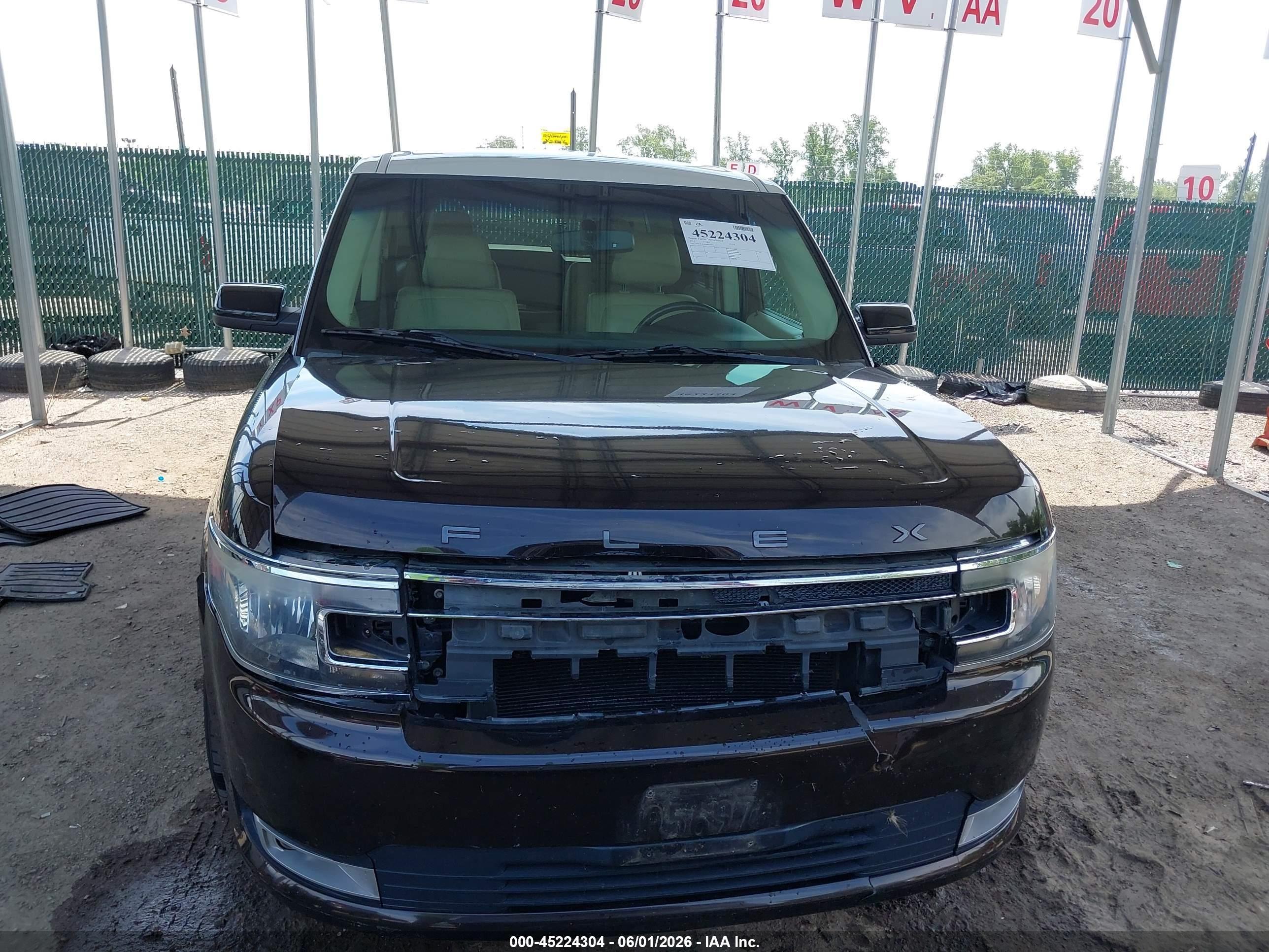 2013 Ford Flex Sel Black vin: 2FMGK5C82DBD19472