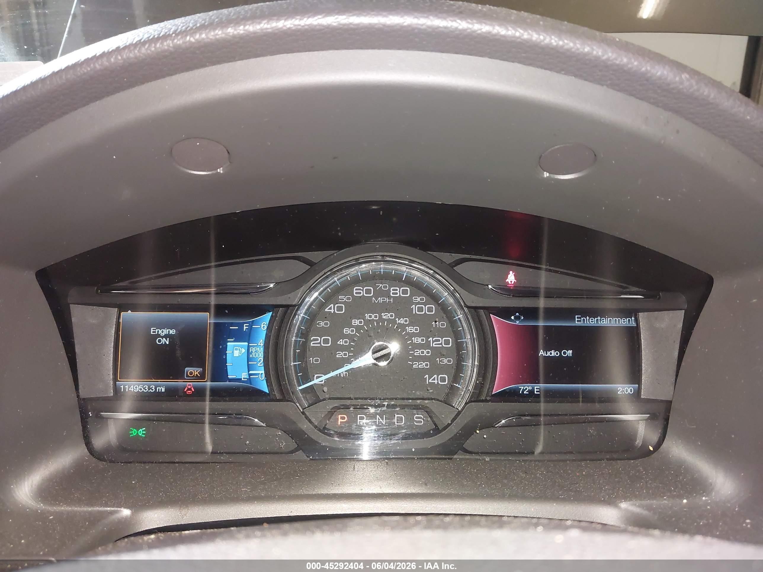 2014 Ford Flex Sel Gray vin: 2FMGK5C82EBD19909