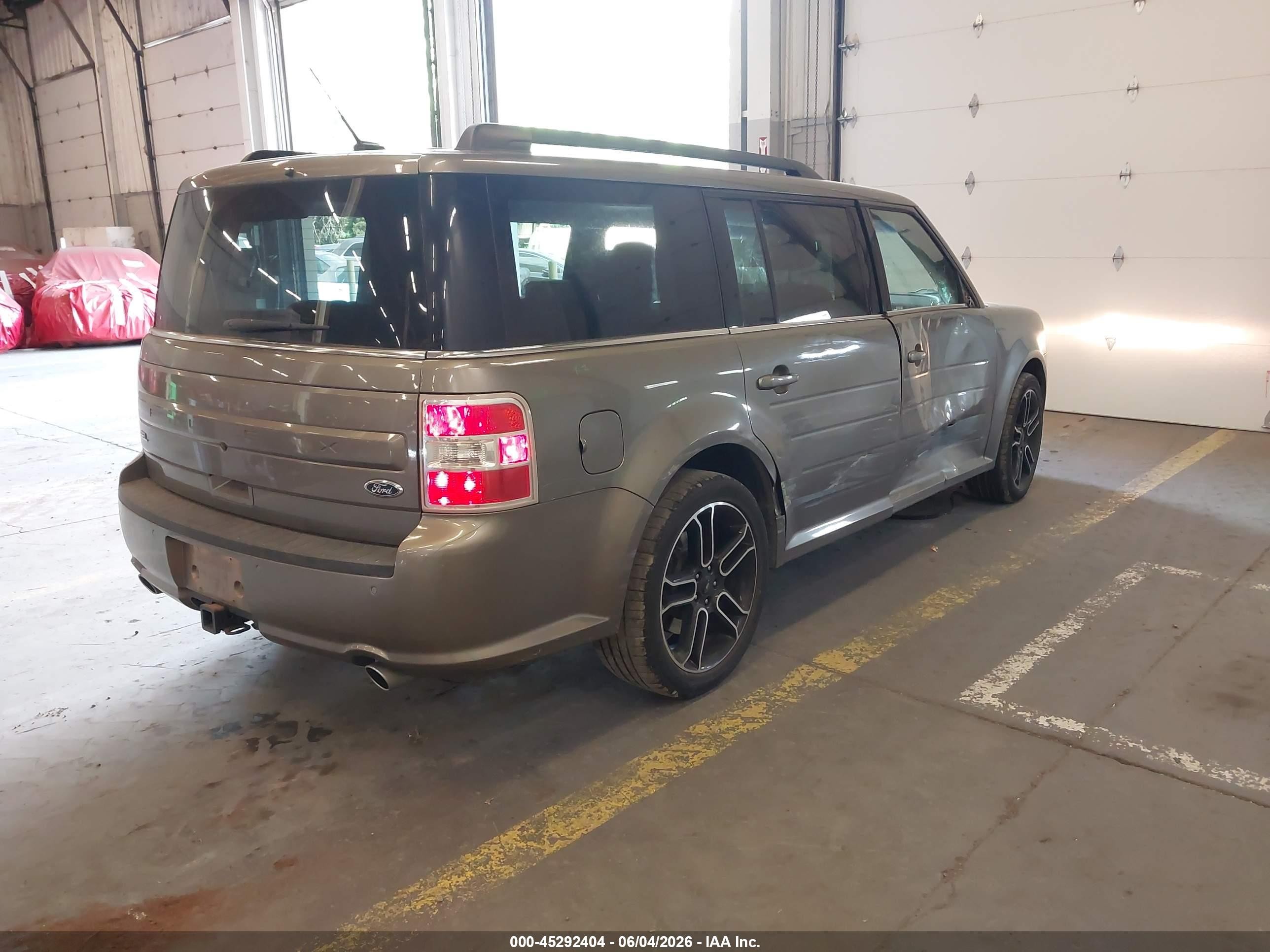 2014 Ford Flex Sel Gray vin: 2FMGK5C82EBD19909