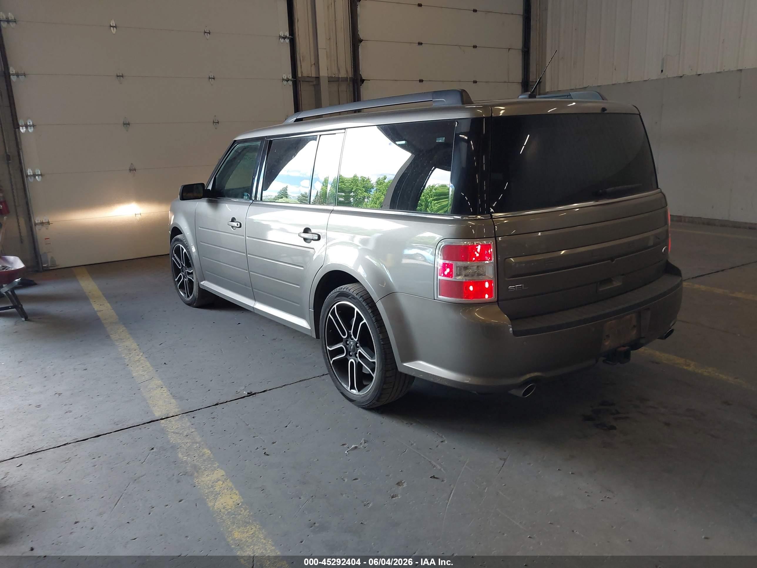 2014 Ford Flex Sel Gray vin: 2FMGK5C82EBD19909