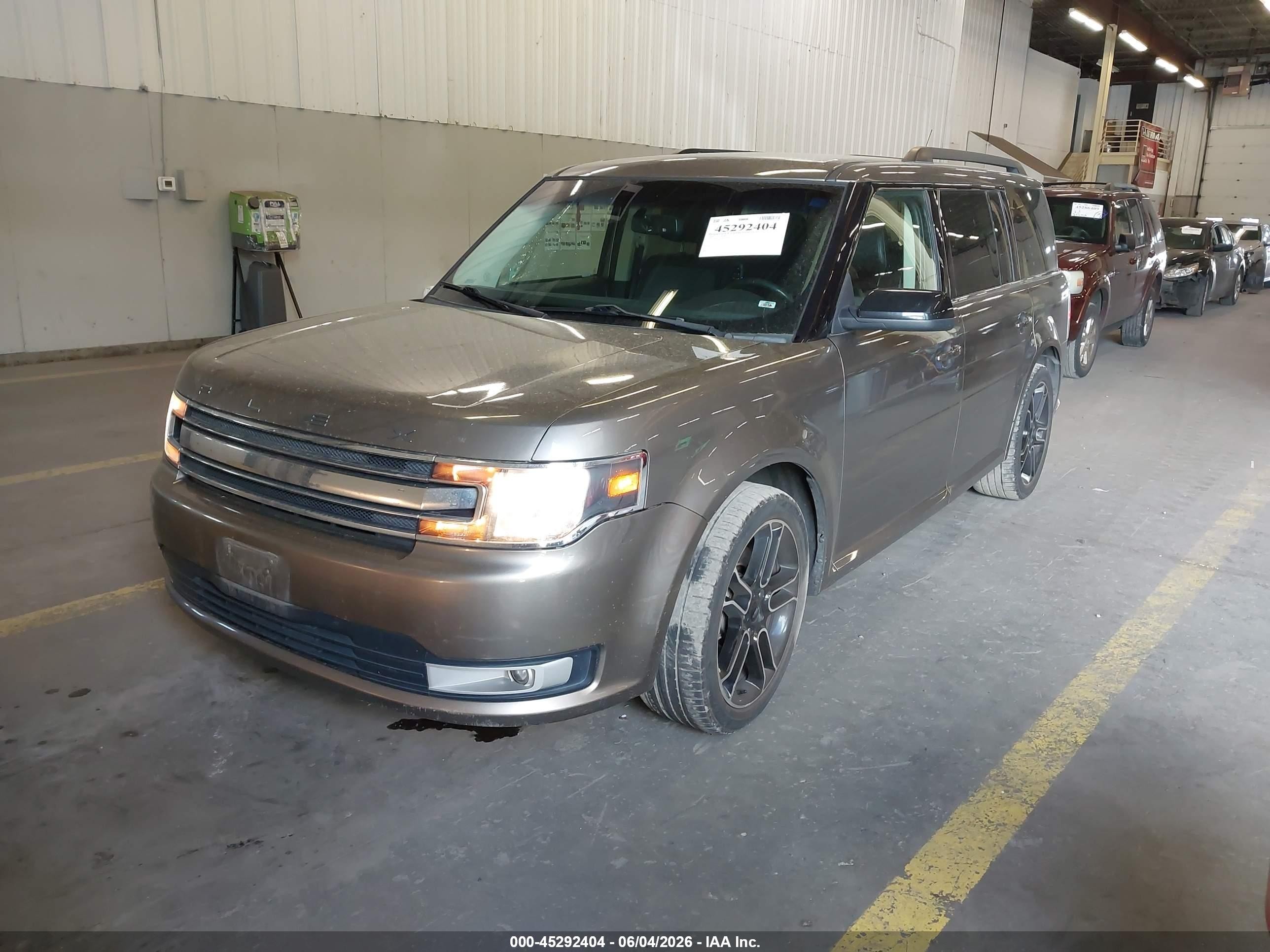 2014 Ford Flex Sel Gray vin: 2FMGK5C82EBD19909