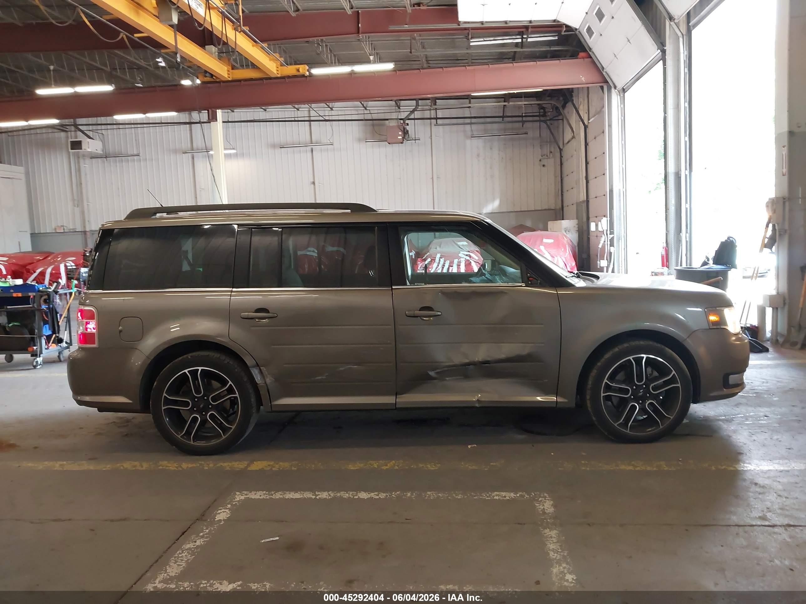 2014 Ford Flex Sel Gray vin: 2FMGK5C82EBD19909