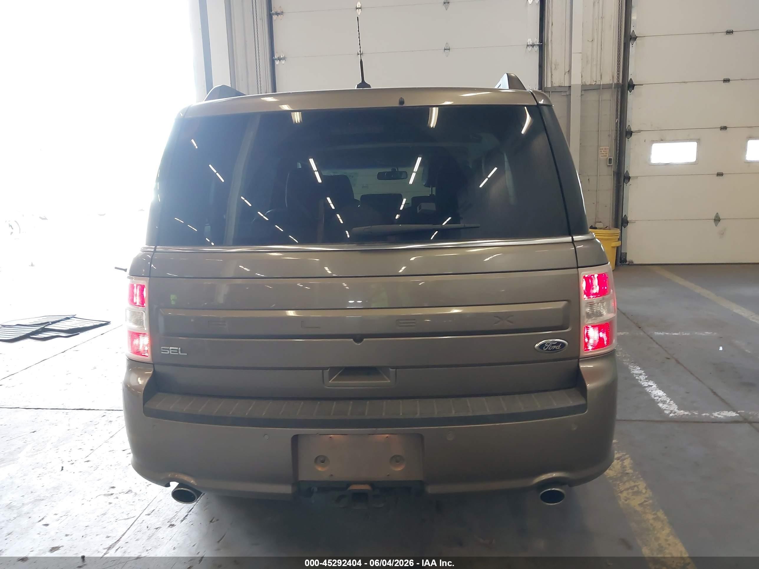 2014 Ford Flex Sel Gray vin: 2FMGK5C82EBD19909