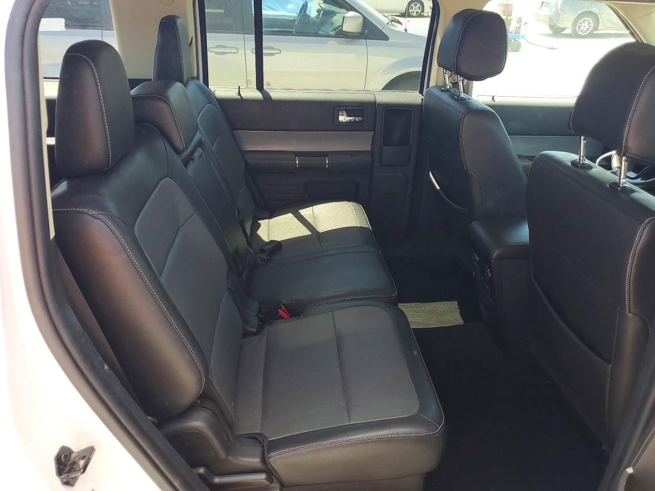 2015 Ford Flex Sel White vin: 2FMGK5C82FBA07882