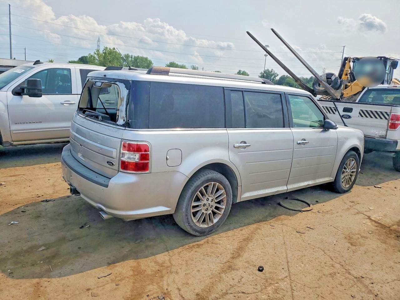 2015 Ford Flex Sel Silver vin: 2FMGK5C82FBA17392