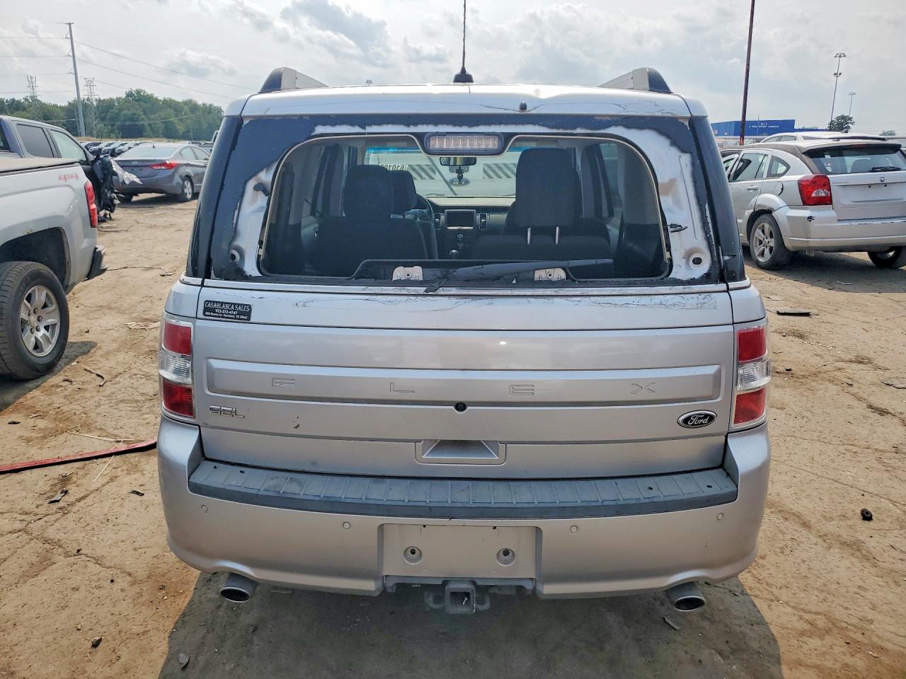 2015 Ford Flex Sel Silver vin: 2FMGK5C82FBA17392