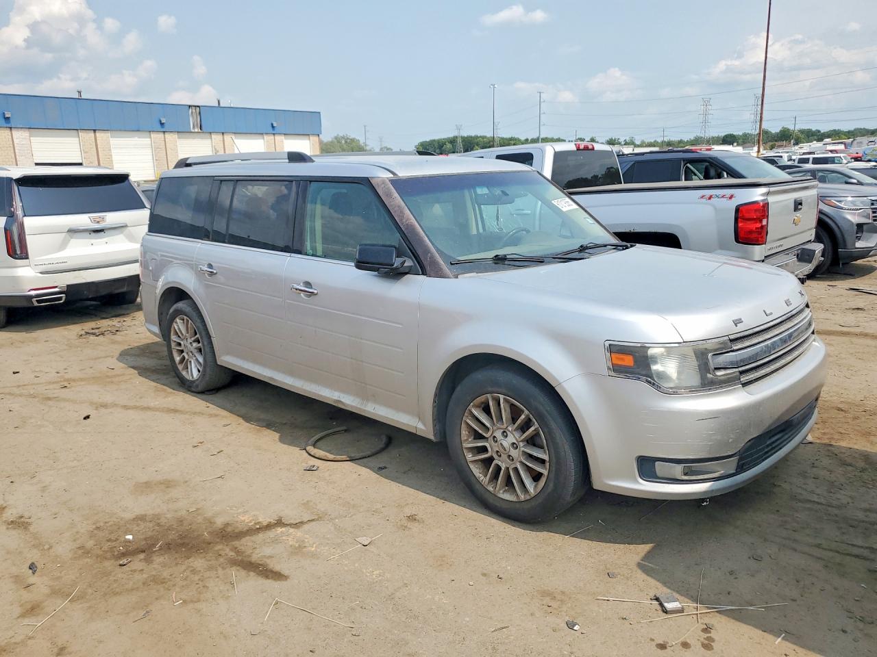 2015 Ford Flex Sel Silver vin: 2FMGK5C82FBA17392