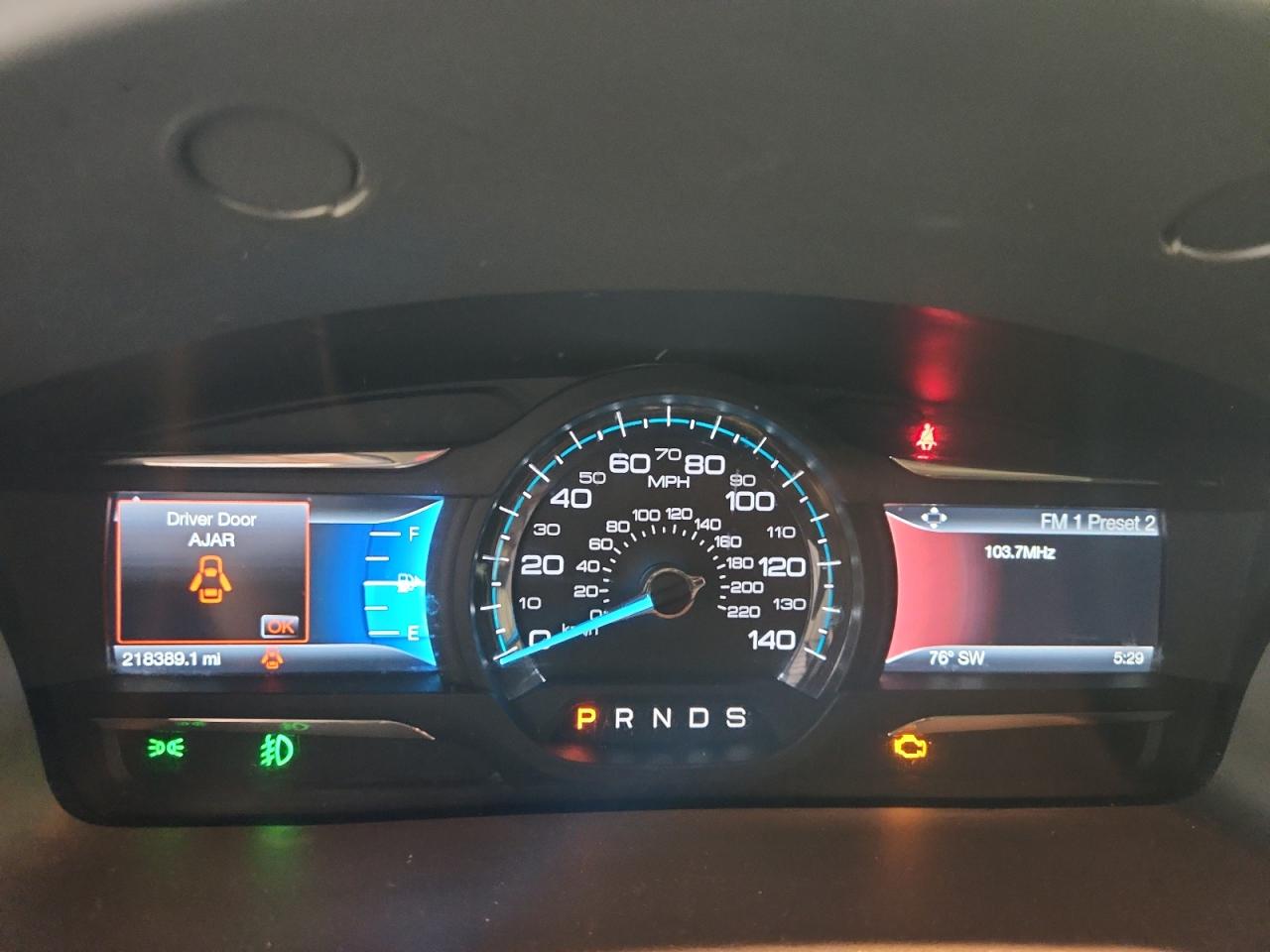 2015 Ford Flex Sel Silver vin: 2FMGK5C82FBA18963 Damage: Warning Light - Engine, On, Unacceptable
